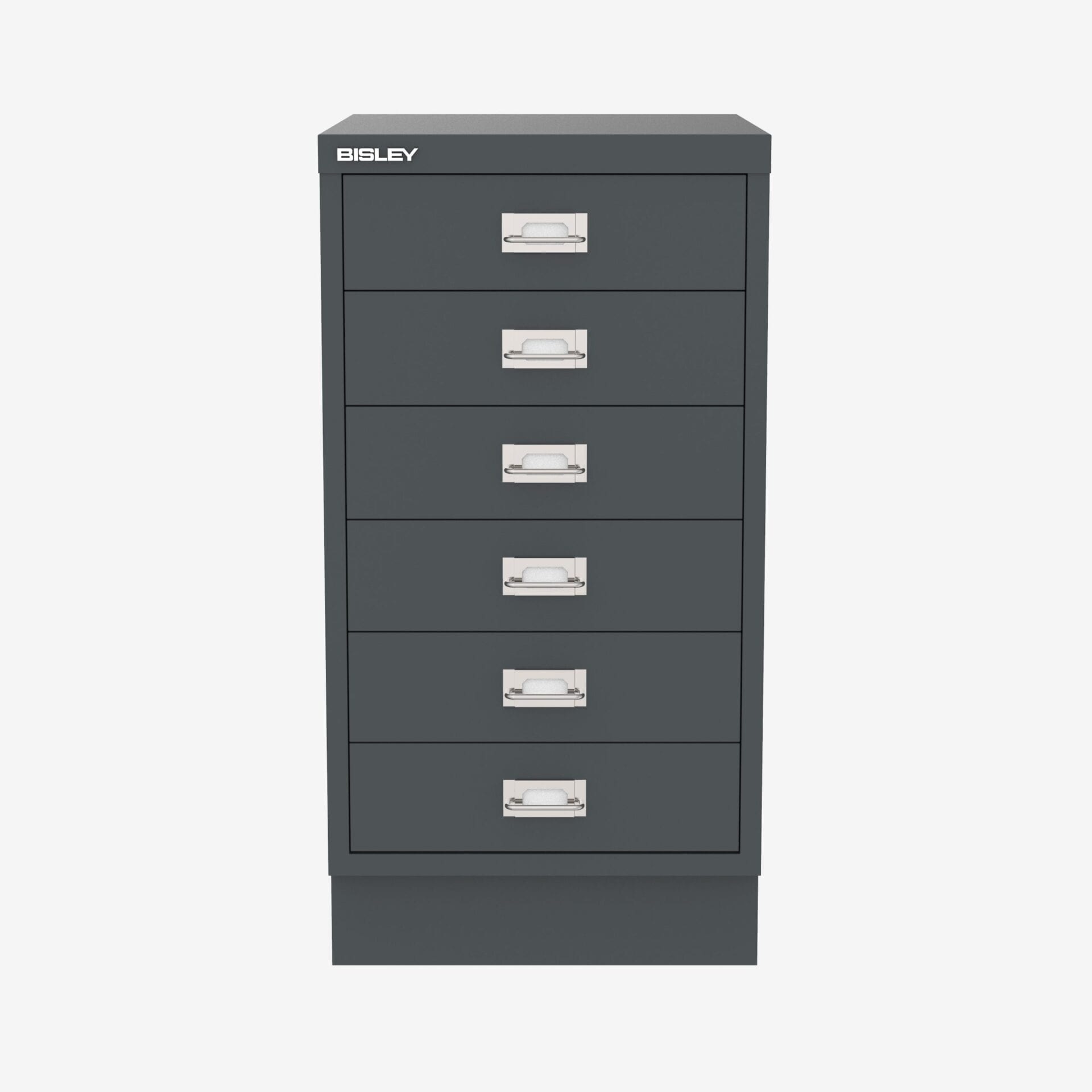 Bulk Buy Bisley 6-Drawer Filing Cabinet in Anthracite Grey | Bisley Direct