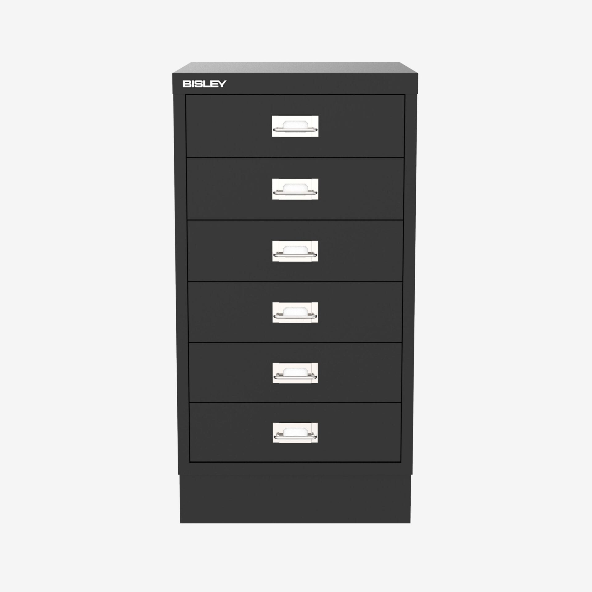 Bulk Buy Bisley 6-Drawer Filing Cabinet in Black | Bisley Direct