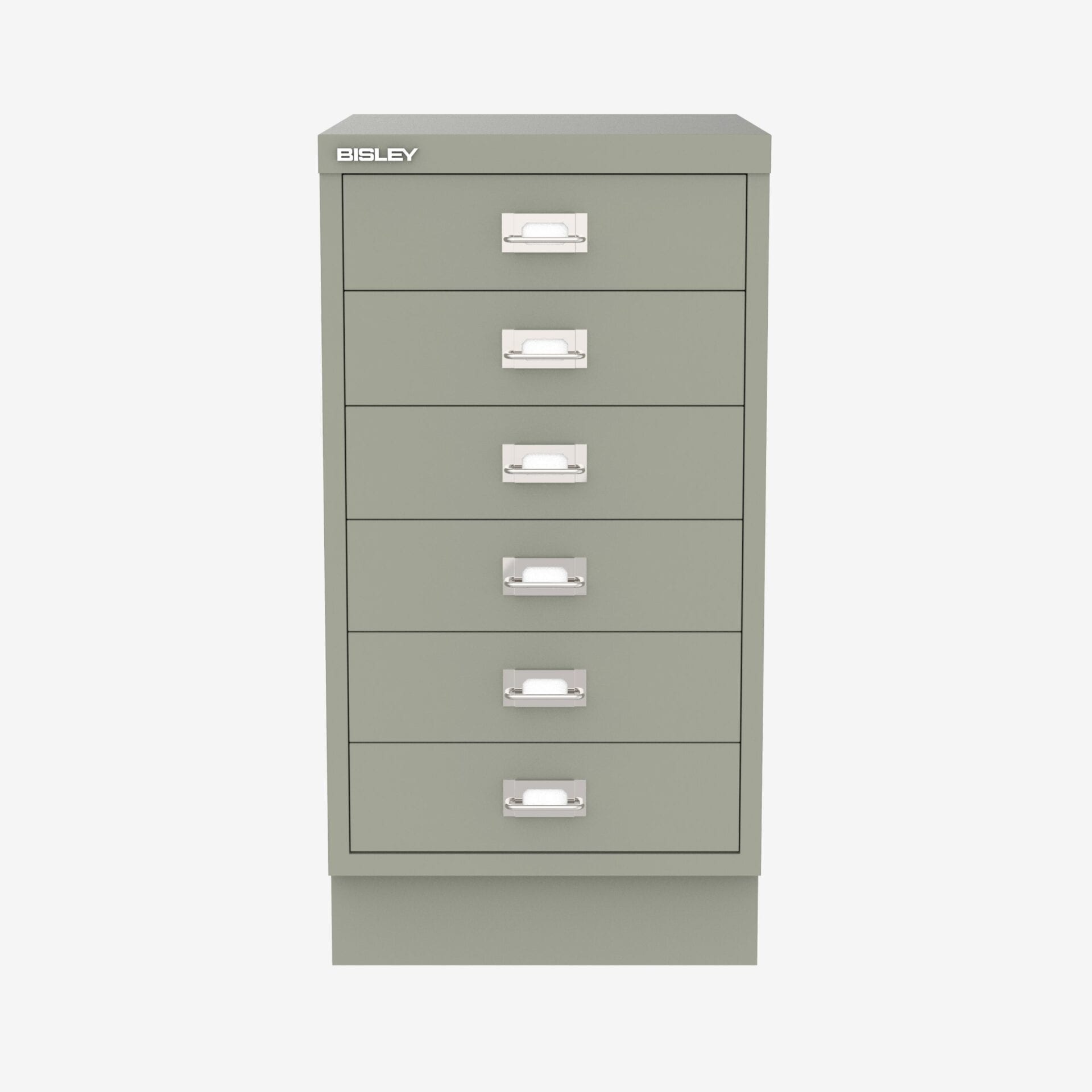 Bulk Buy Bisley 6-Drawer Filing Cabinet in Goose Grey | Bisley Direct