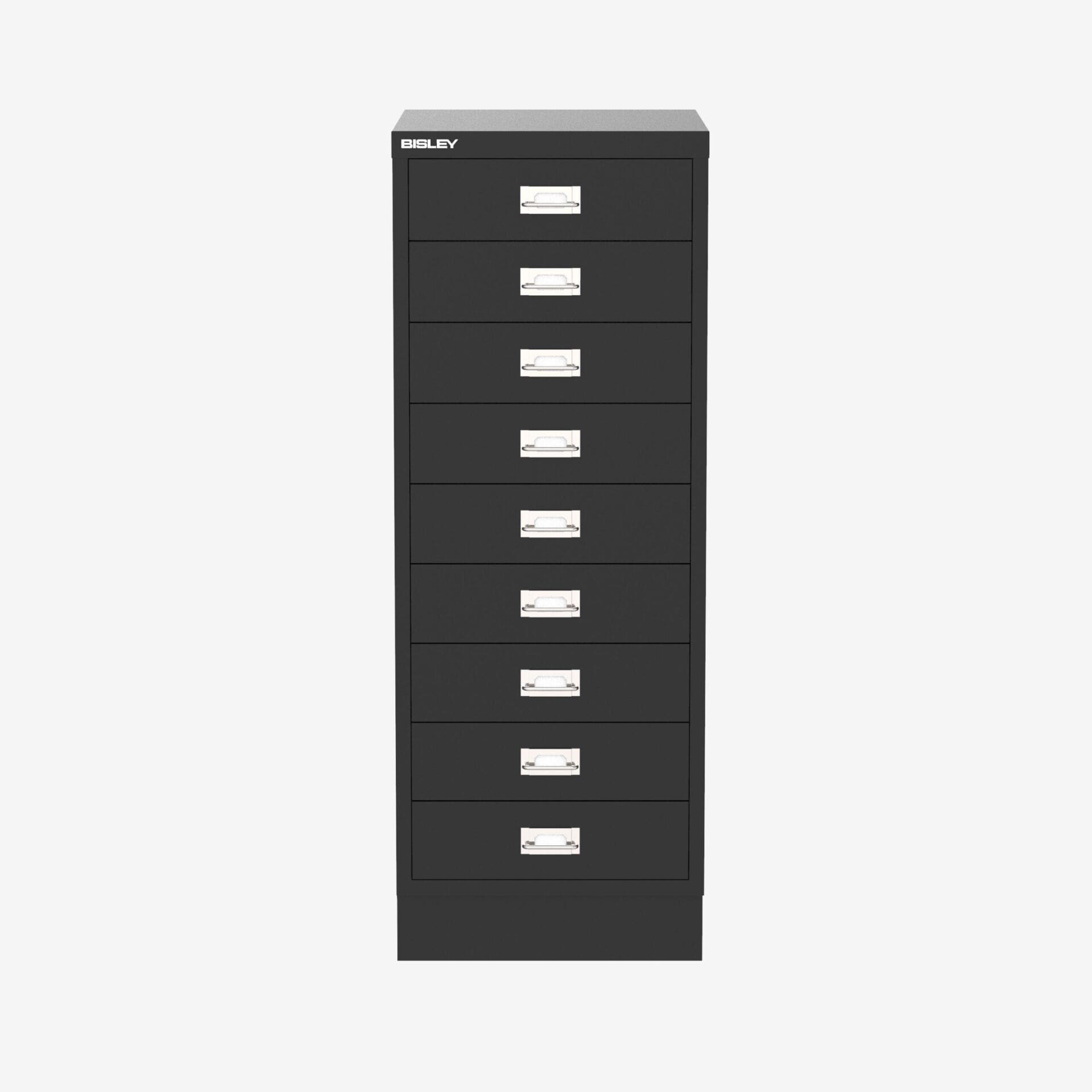 Bulk Buy Bisley 9-Drawer Filing Cabinet in Black | Bisley Direct