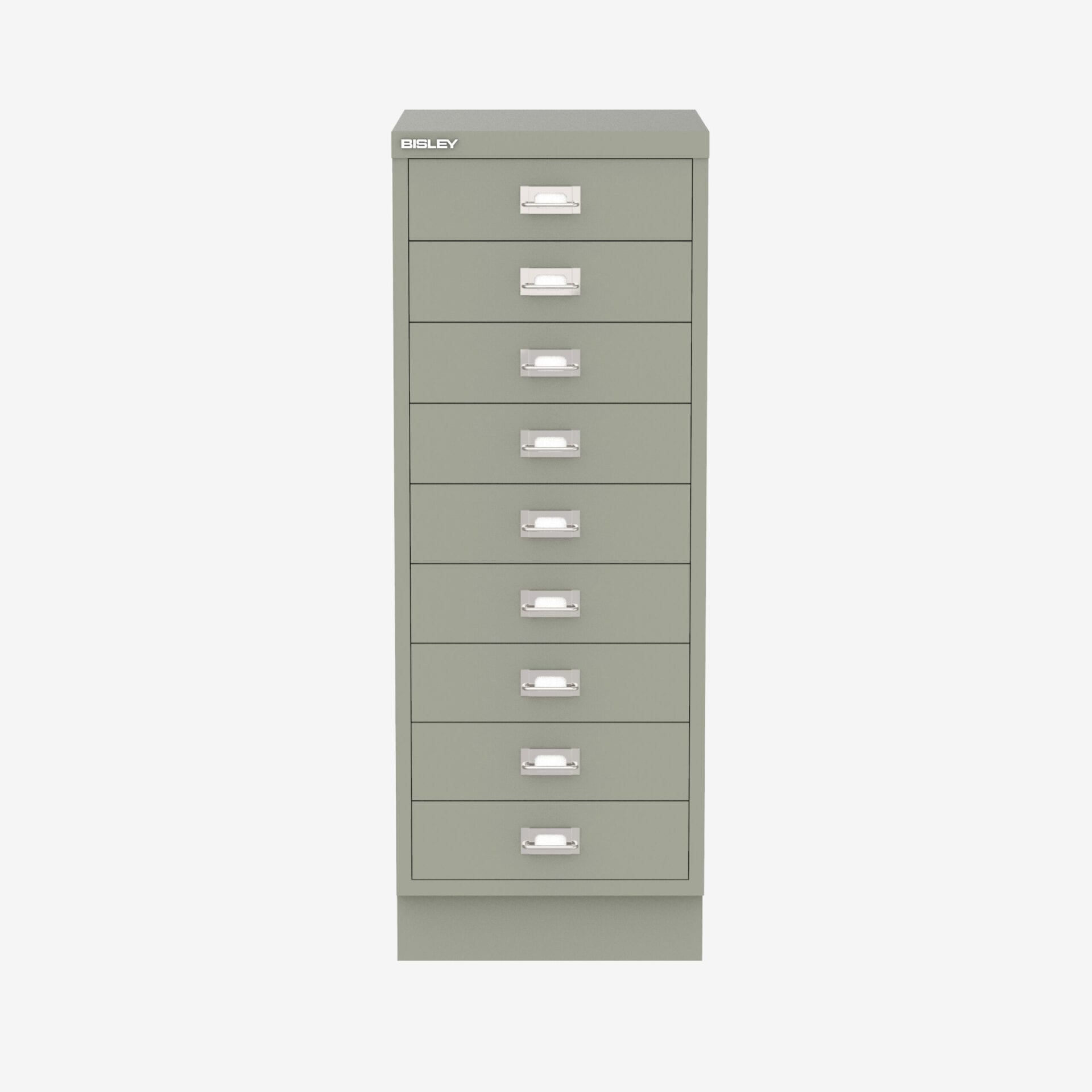 Bulk Buy Bisley 9-Drawer Filing Cabinet in Goose Grey | Bisley Direct