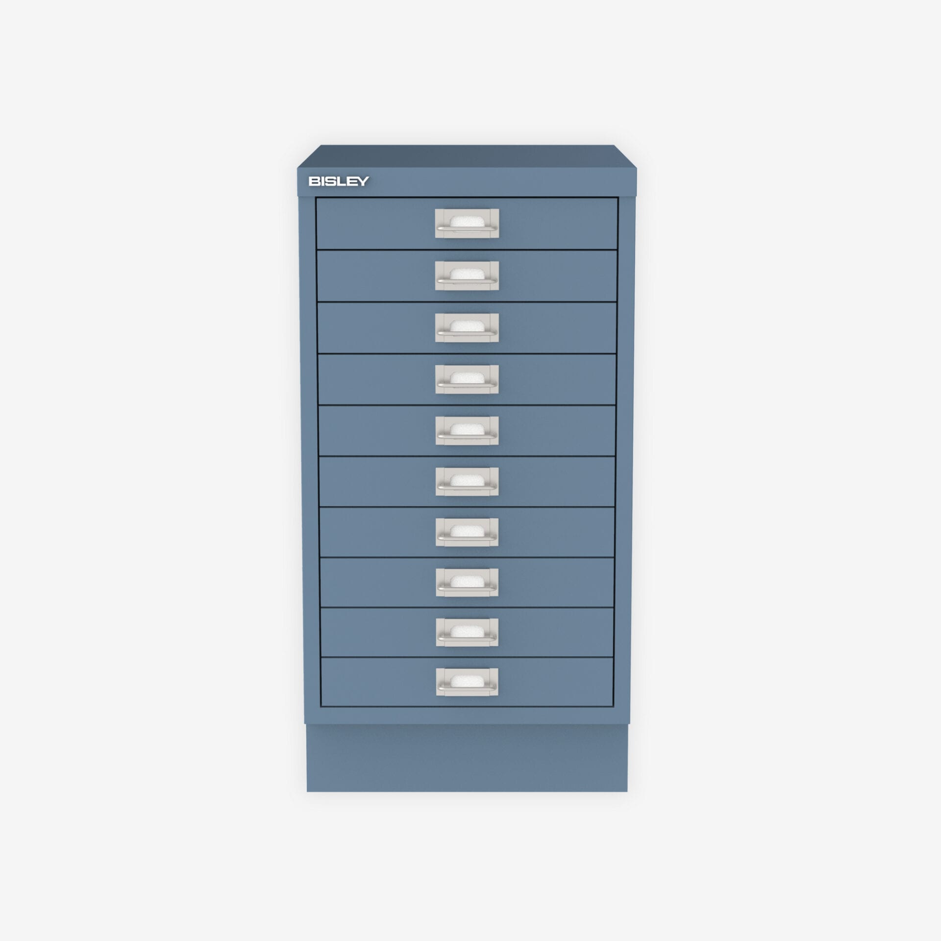 Wholesale Bisley 10-Drawer Filing Cabinet in Blue | Bisley Direct