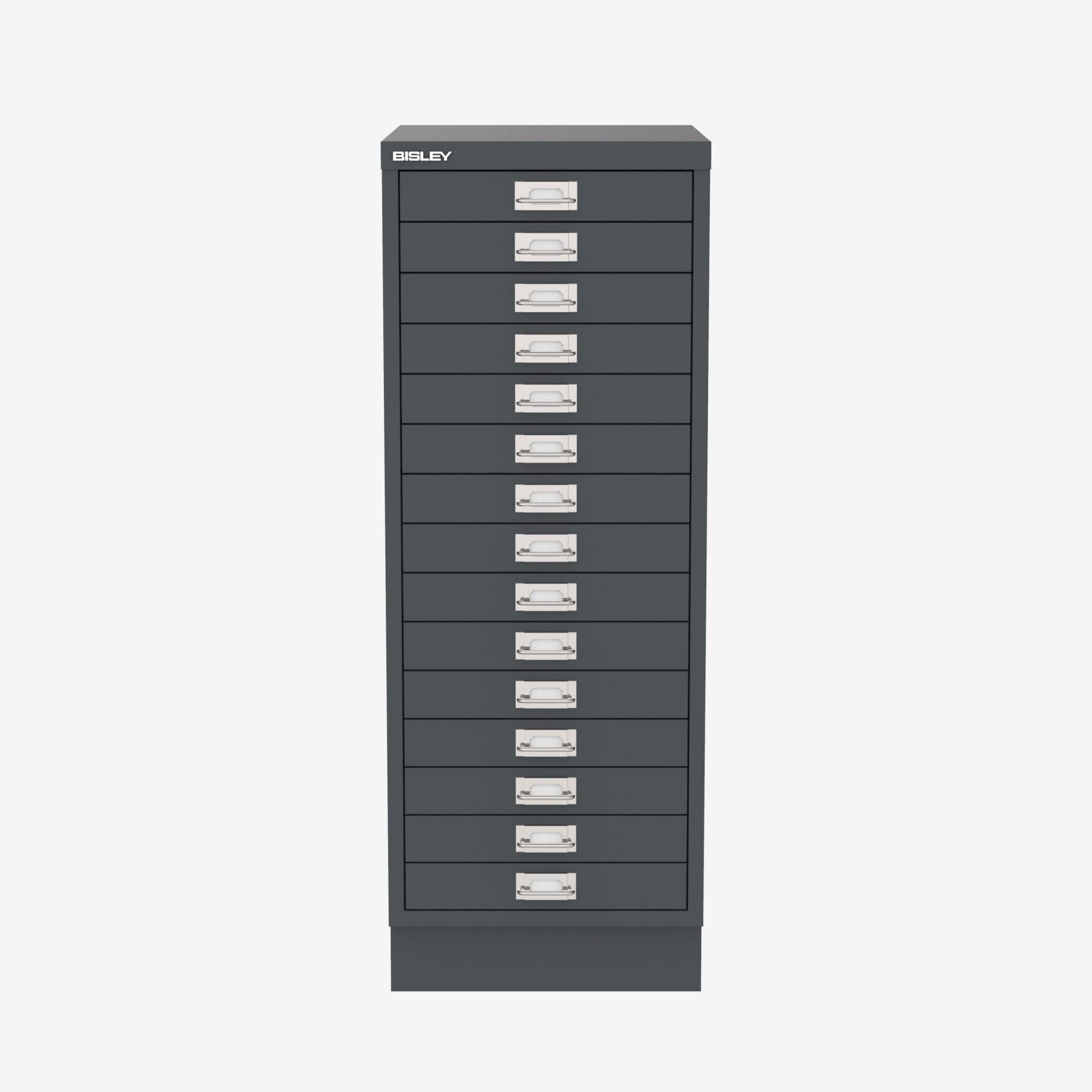 Bisley 15-Drawer MultiDrawer Filing Cabinet in Anthracite Grey | Bisley Direct