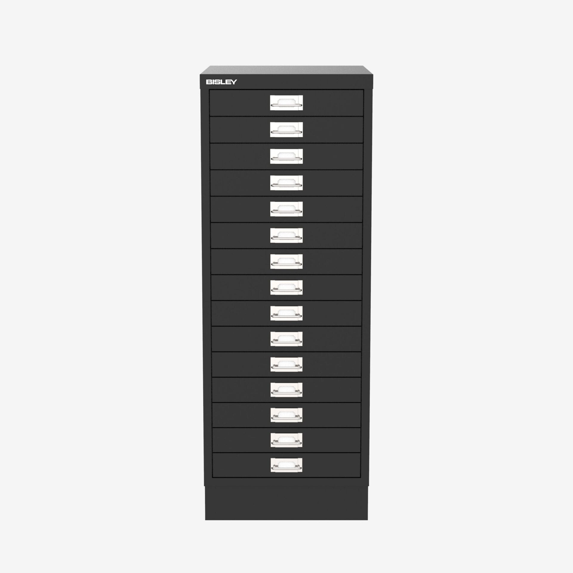 Bisley 15-Drawer MultiDrawer Filing Cabinet in Black | Bisley Direct