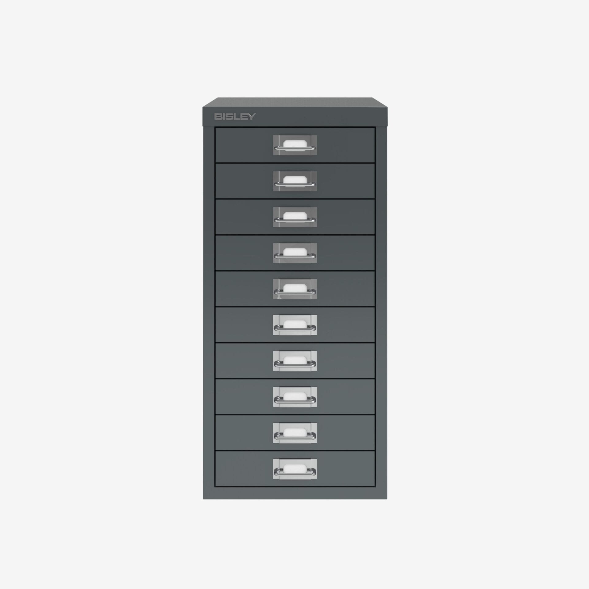 Bulk Buy Bisley 10-Drawer Filing Cabinet A4 in Anthracite Grey | Bisley Direct