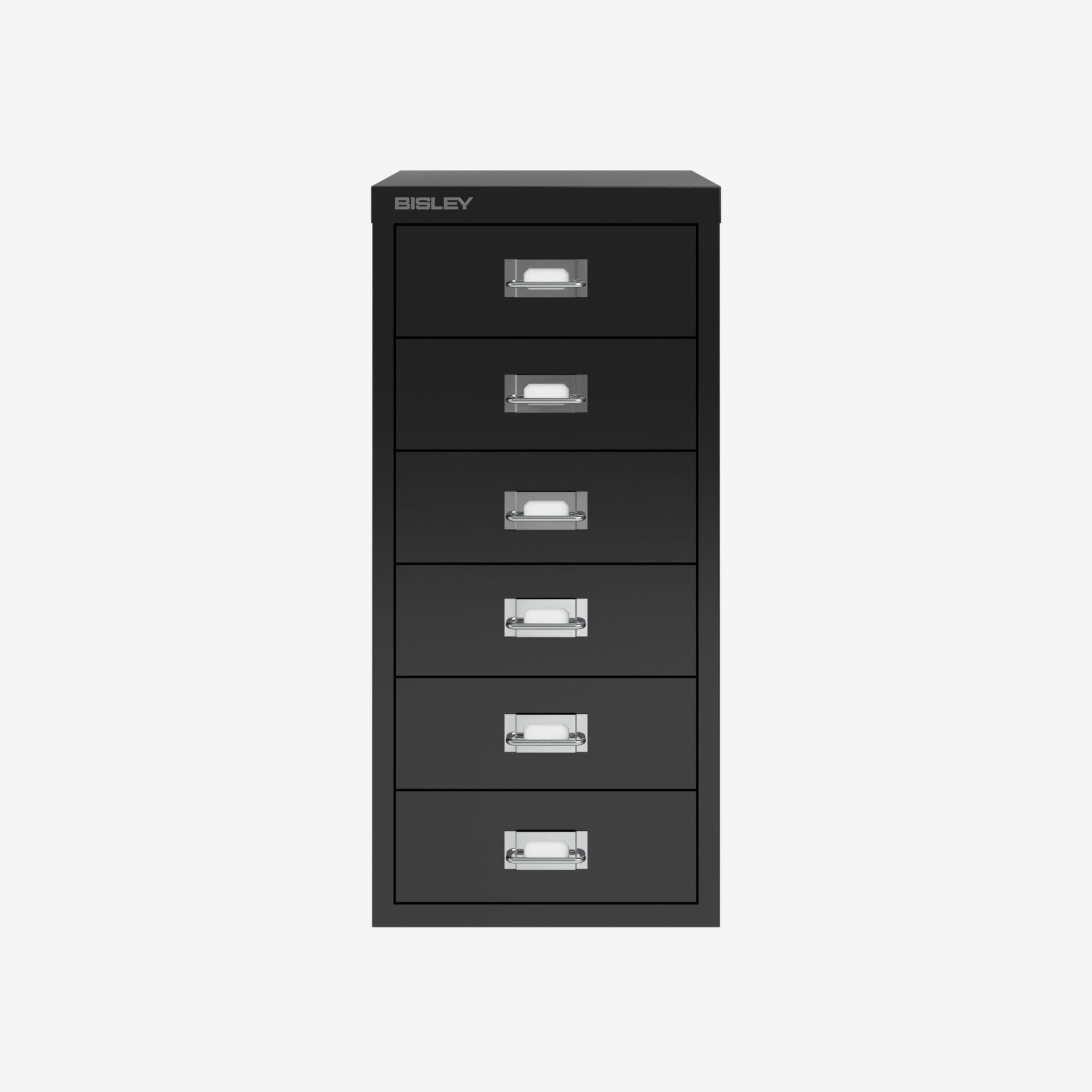 Bisley 6-Drawer Filing Cabinet Wholesale in Black | Bisley Direct