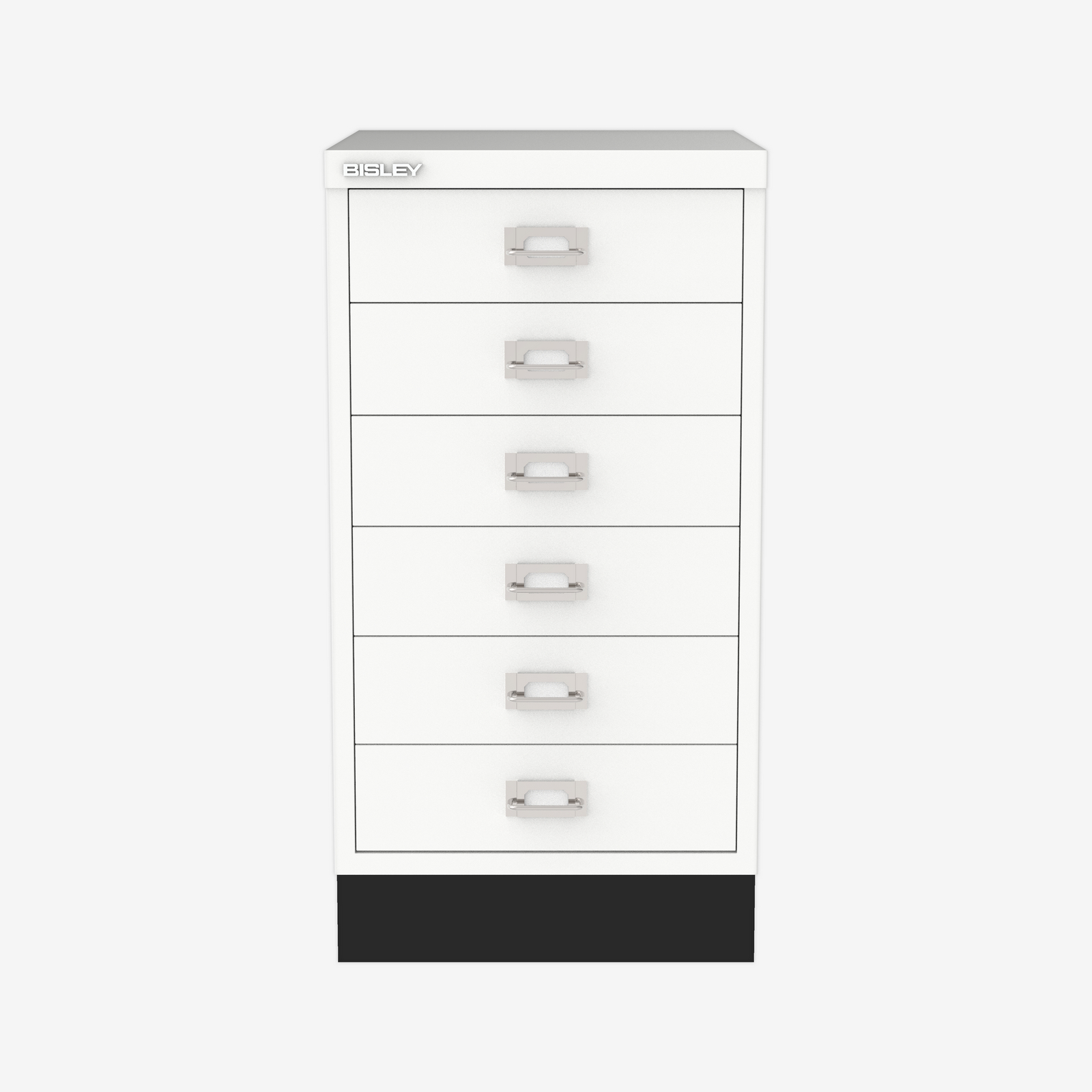 6-Drawer A3 Storage Drawer in Traffic White | MultiDrawer | Bisley Direct