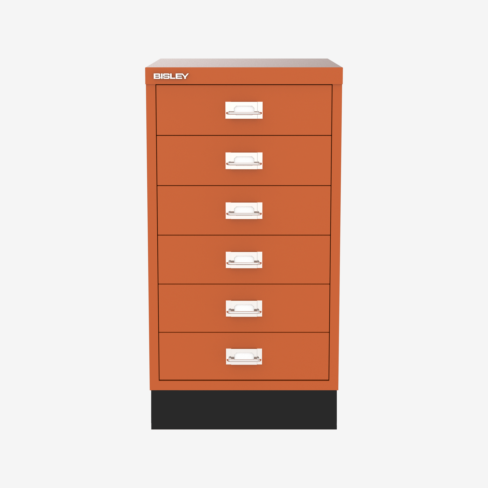 6-Drawer A3 Storage Drawer in Orange | MultiDrawer | Bisley Direct