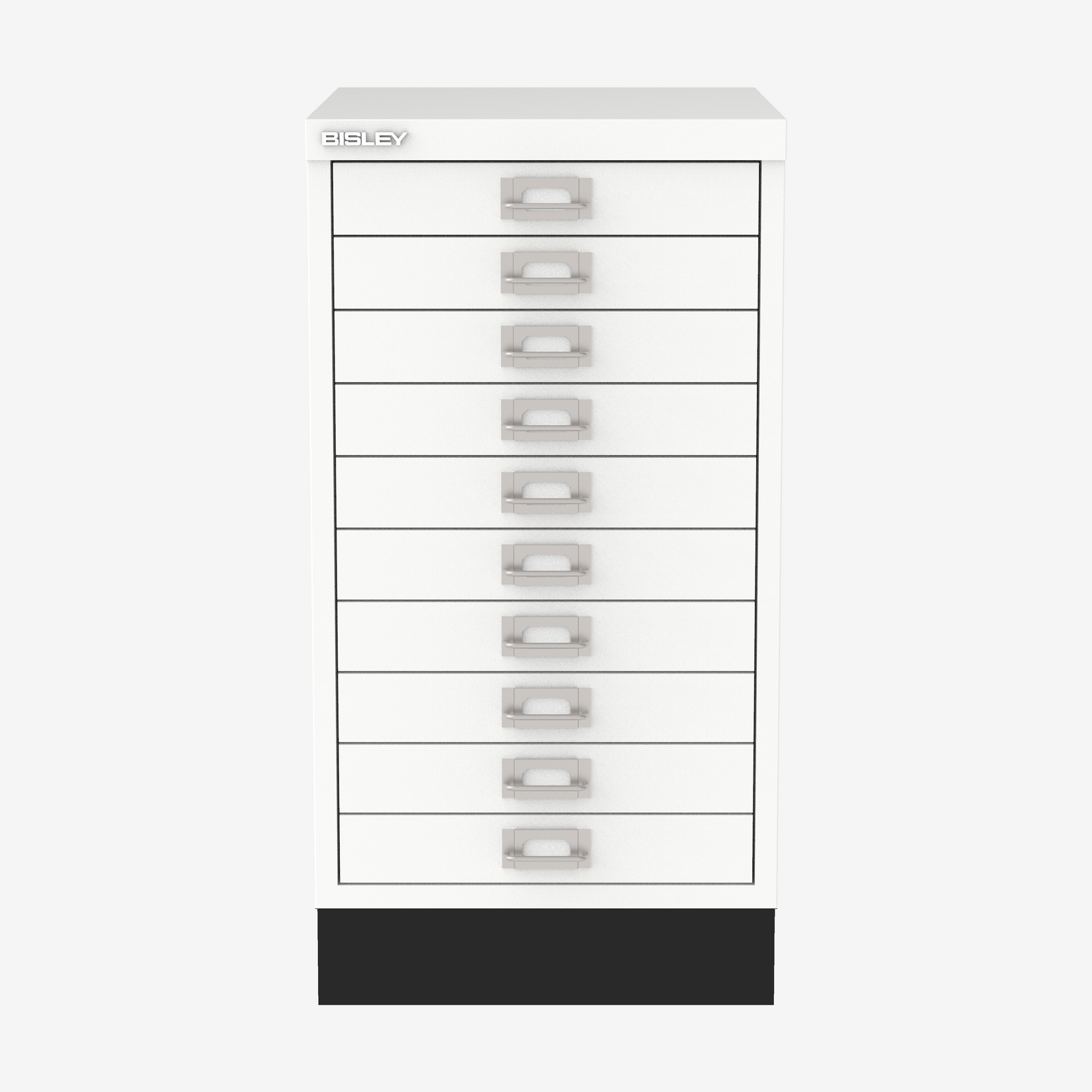 Bulk Buy Bisley 10-MultiDrawer Filing Cabinet in Traffic White | Bisley Direct