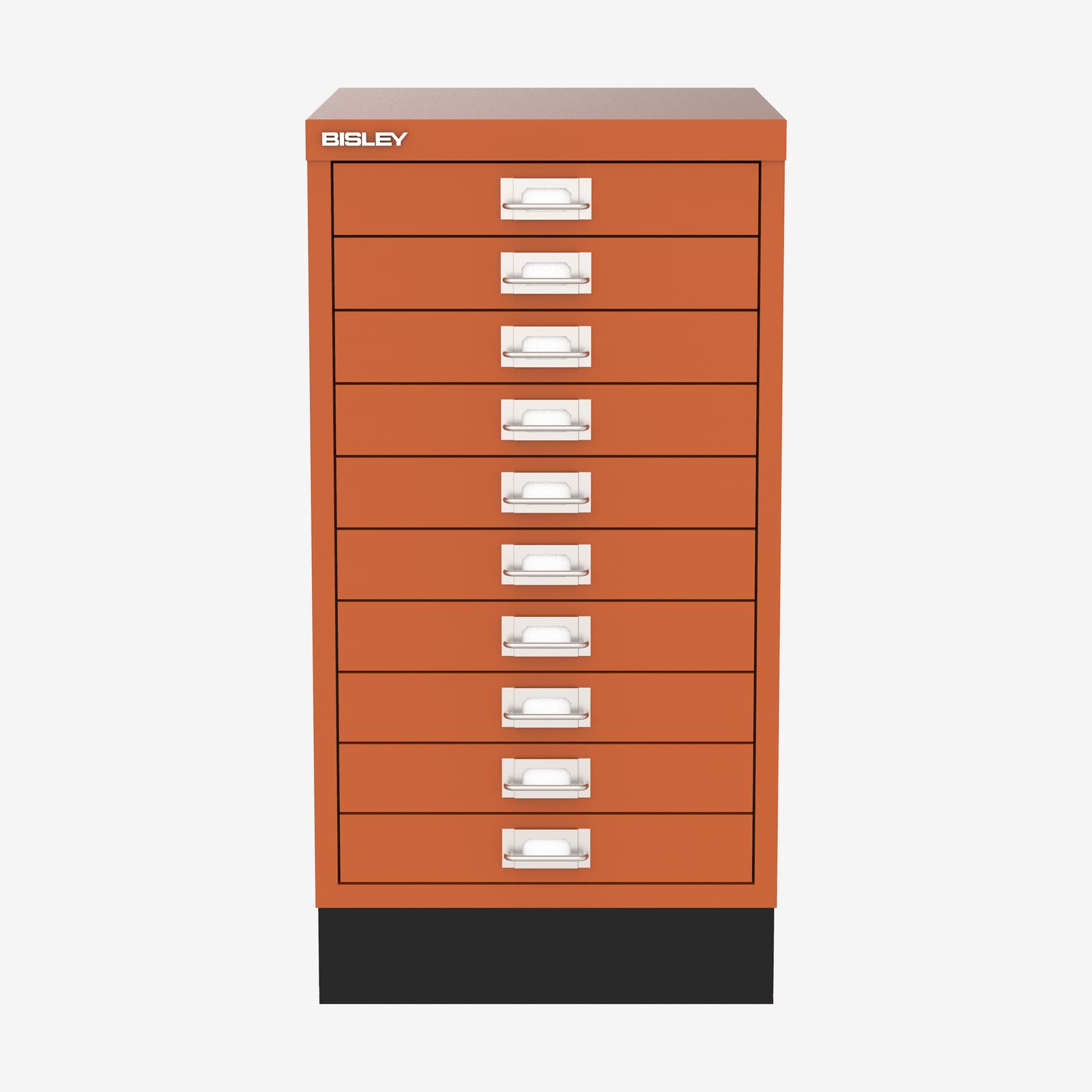 Bulk Buy Bisley 10-MultiDrawer Filing Cabinet in Orange | Bisley Direct