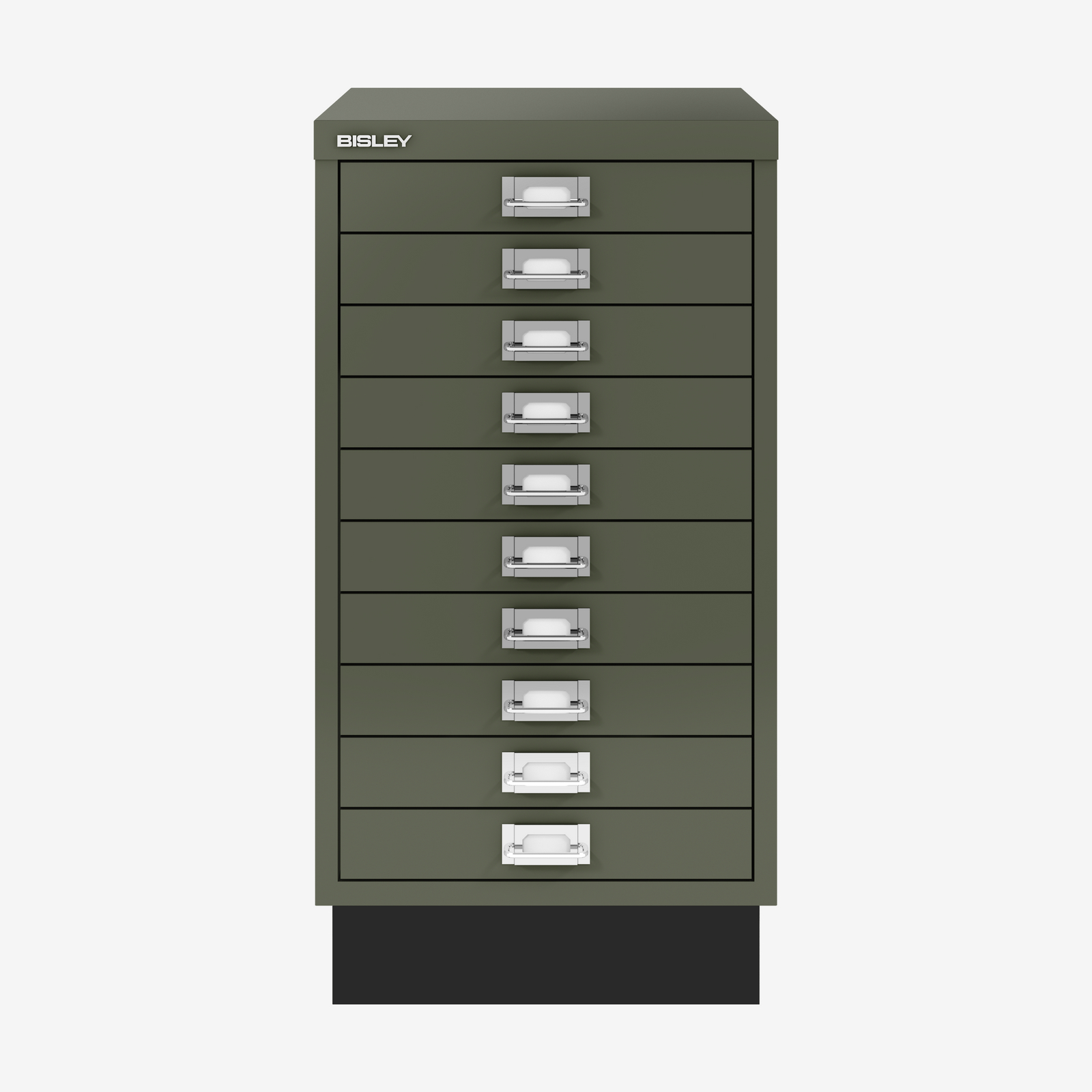 Bulk Buy Bisley 10-MultiDrawer Filing Cabinet in Olive Green | Bisley Direct