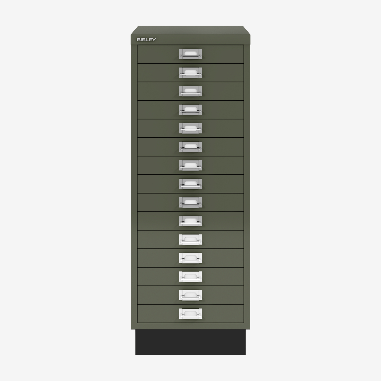 Bisley 15 MultiDrawer Filing Cabinet Wholesale in Olive Green | Bisley Direct