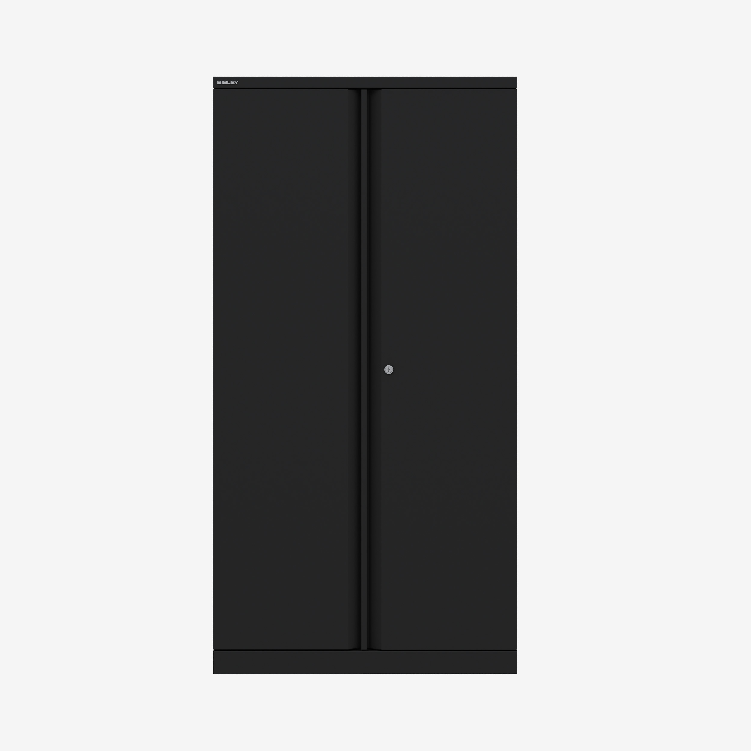 Essentials Metal Office Cabinet in Black | Metal Office Cupboard