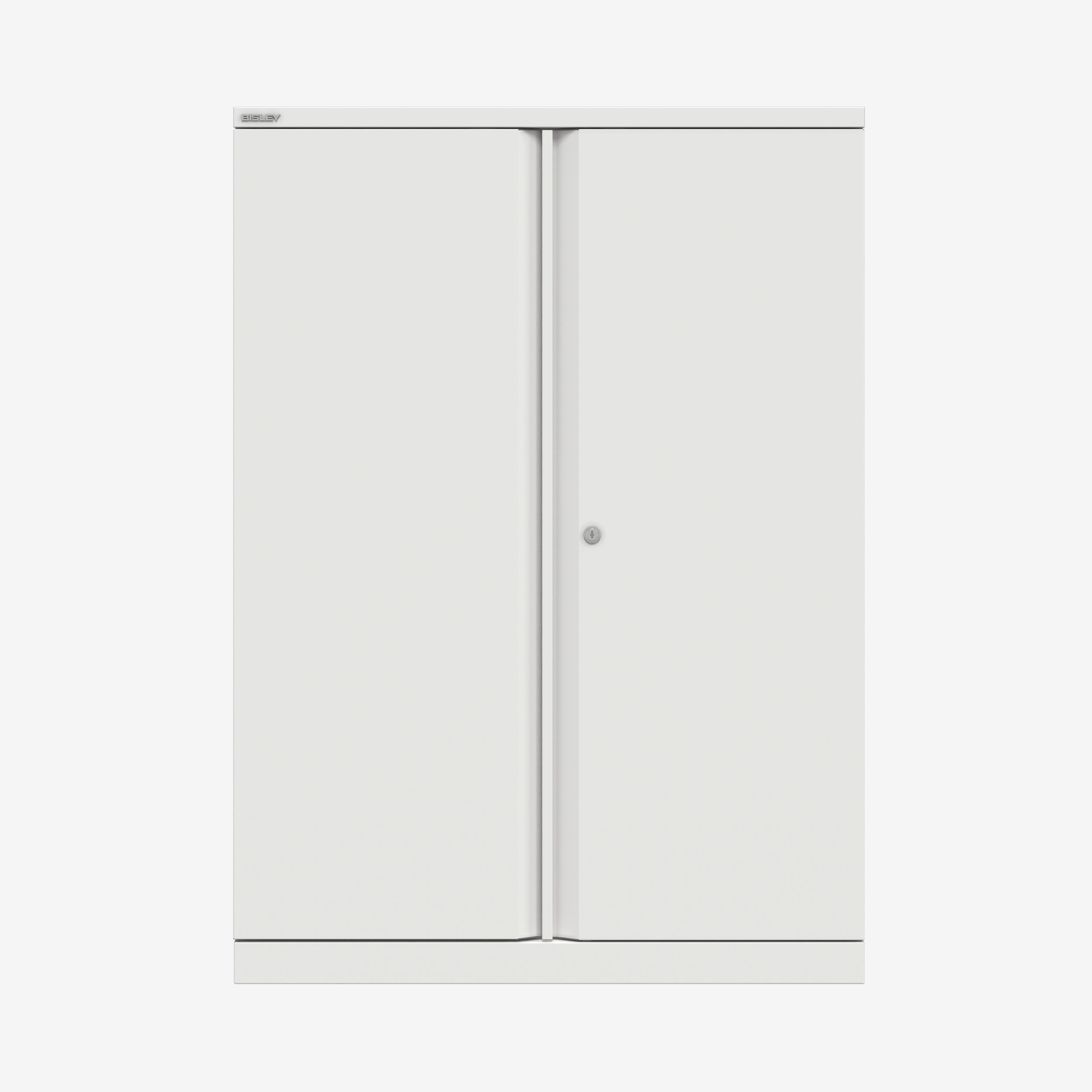 Metal Storage Cabinet For Office in Traffic White | Bisley Direct