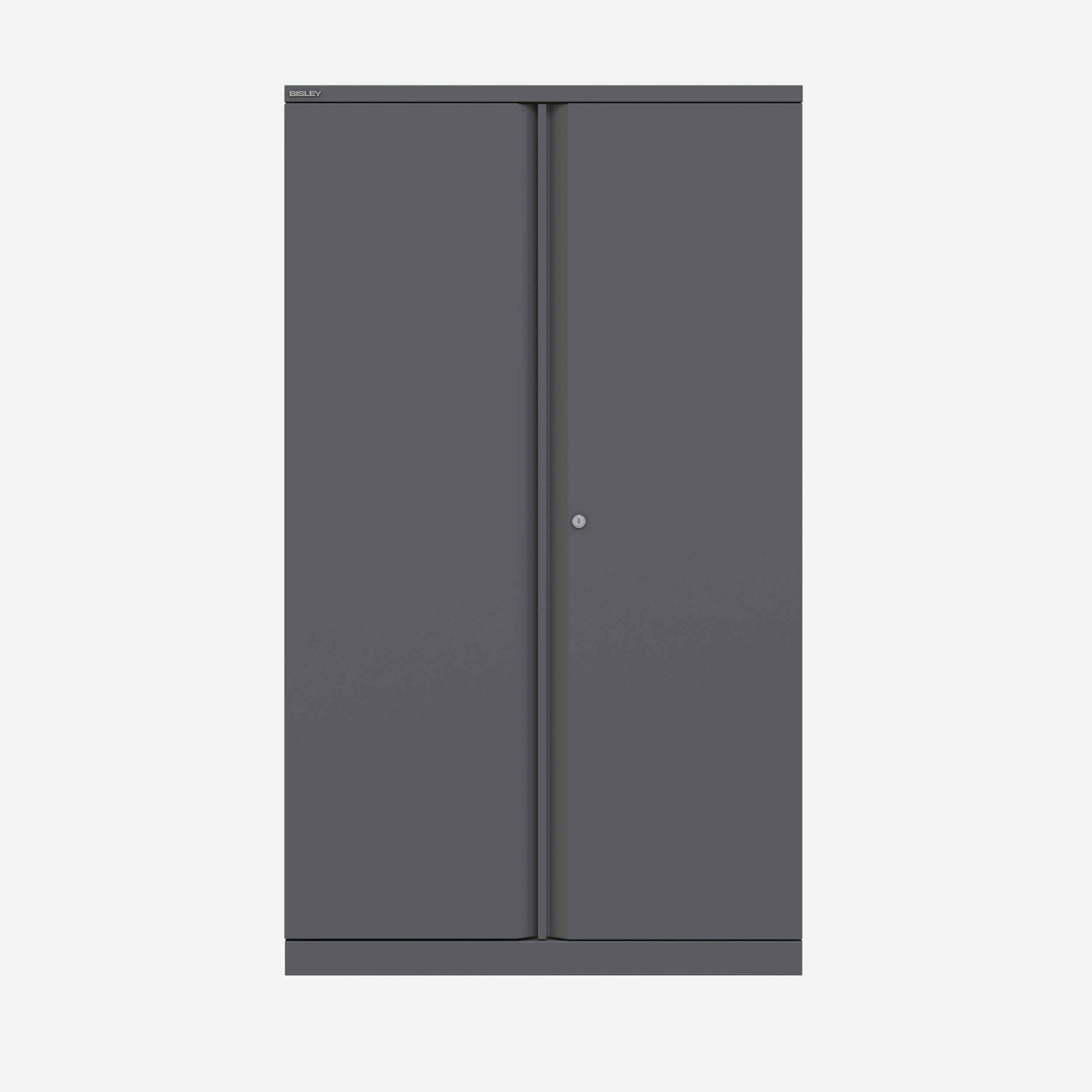 1570MM Tall Metal Office Cupboard in Anthracite Grey | Metal Lockable Cupboard