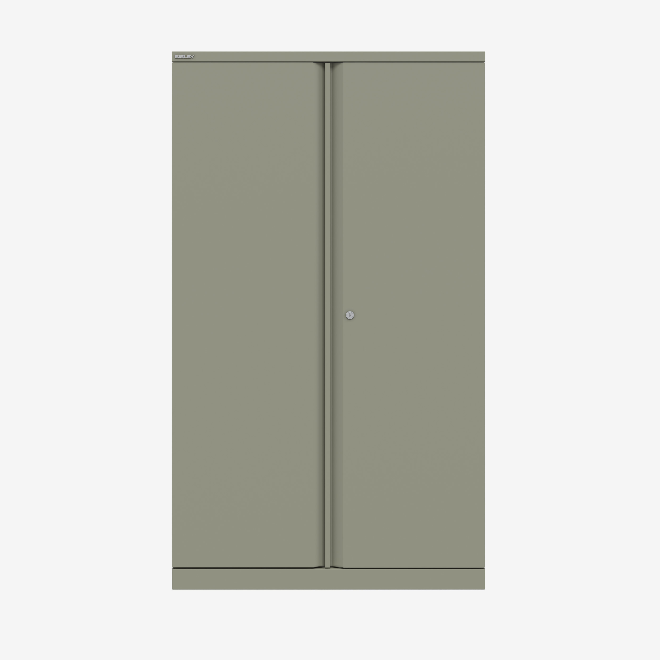 1570MM Tall Metal Office Cupboard in Goose Grey | Metal Lockable Cupboard