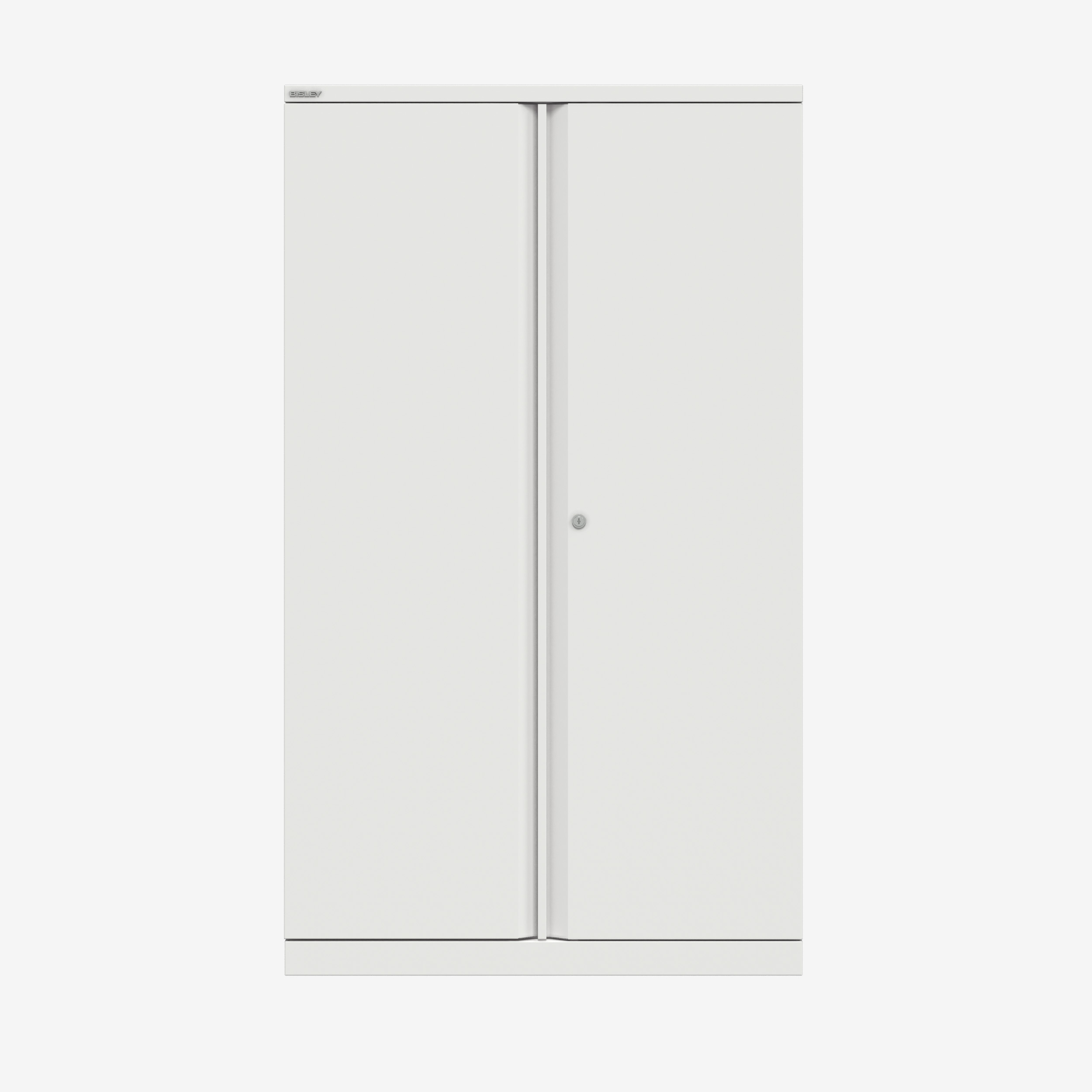 1570MM Tall Metal Office Cupboard in Traffic White | Metal Lockable Cupboard