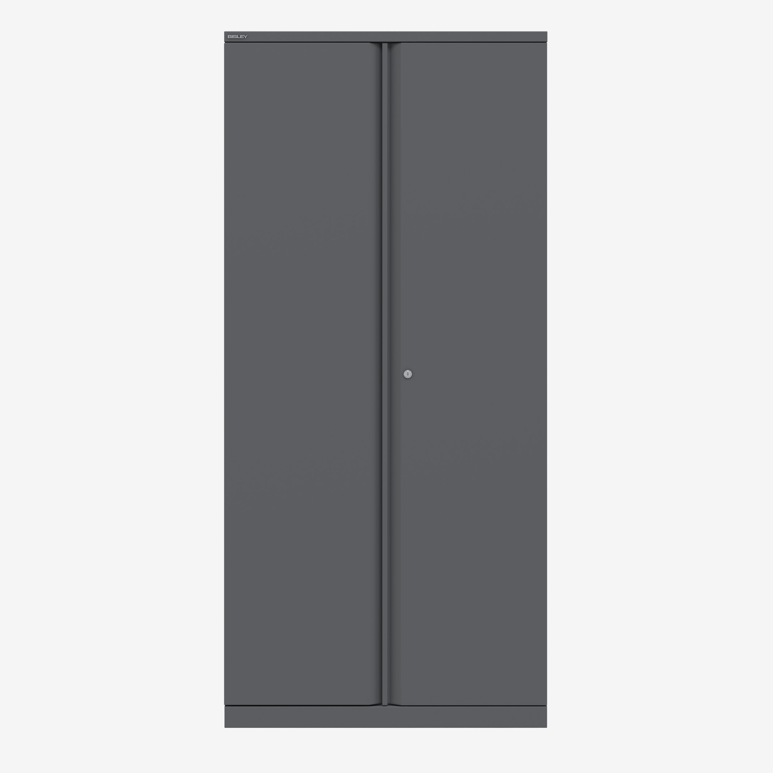 1970MM Tall Metal Office Cupboard in Anthracite Grey | Metal Lockable Cupboard