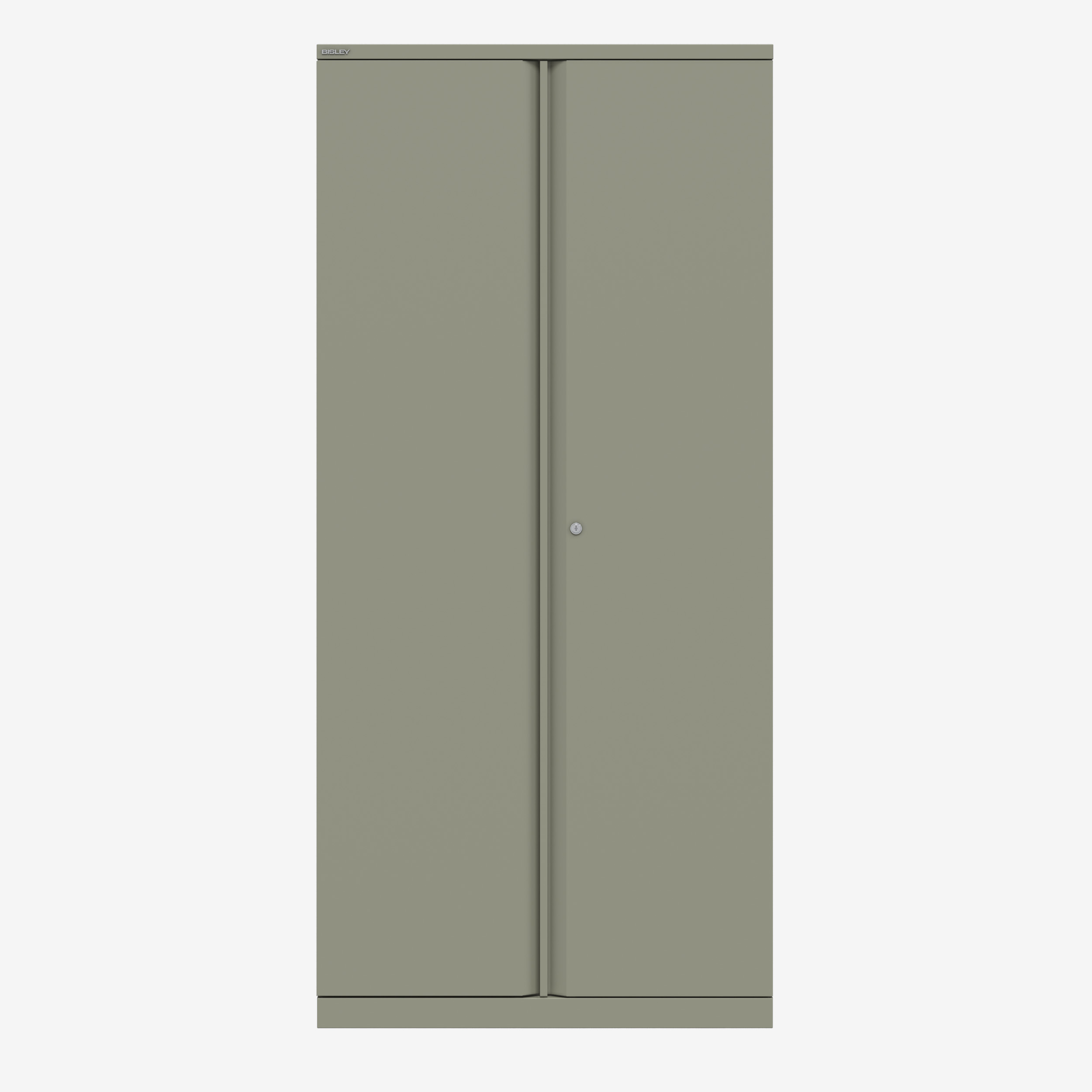1970MM Tall Metal Office Cupboard in Goose Grey | Metal Lockable Cupboard