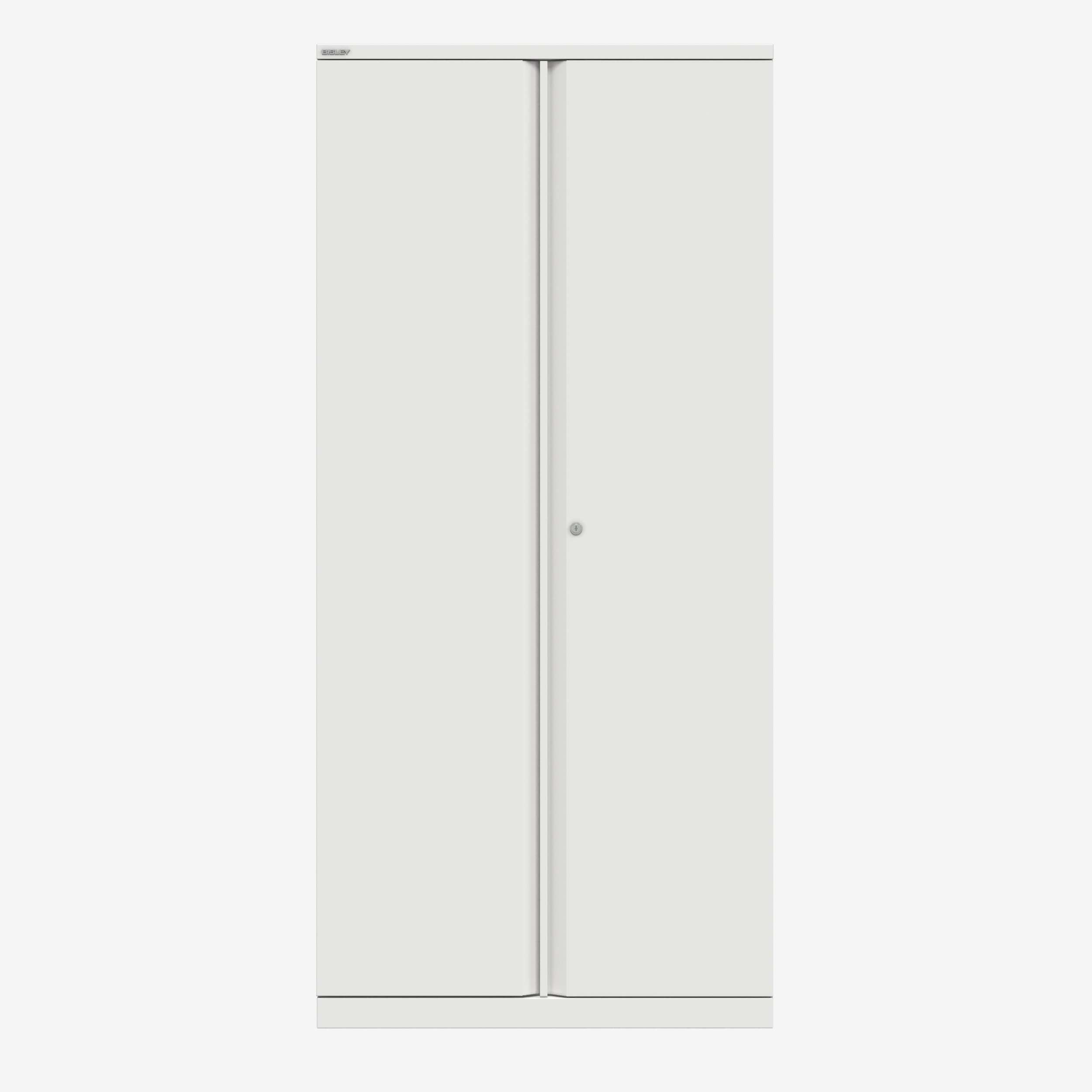 1970MM Tall Metal Office Cupboard in Traffic White | Metal Lockable Cupboard