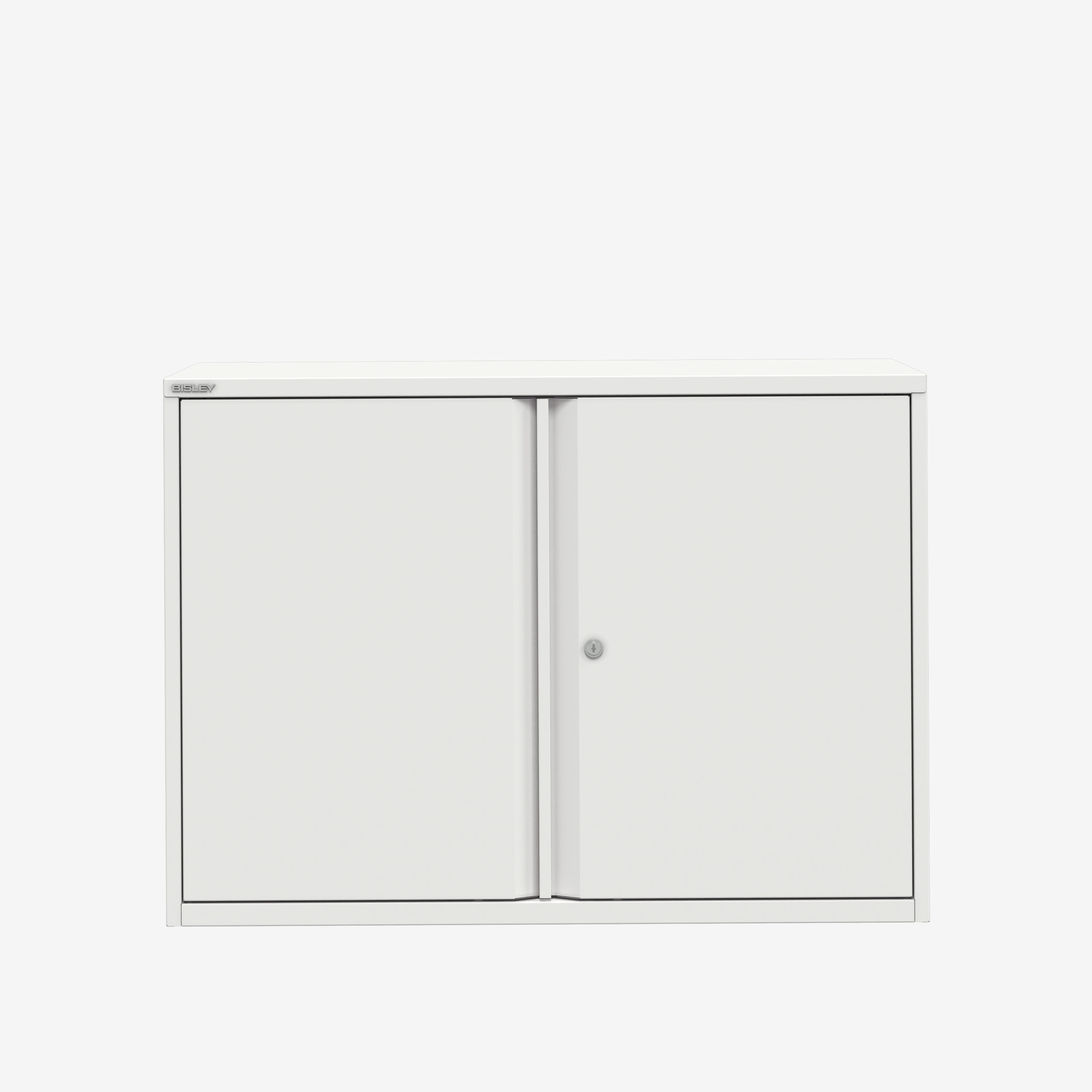 Wholesale Small Lockable Storage Cabinet in Traffic White | Bisley Direct
