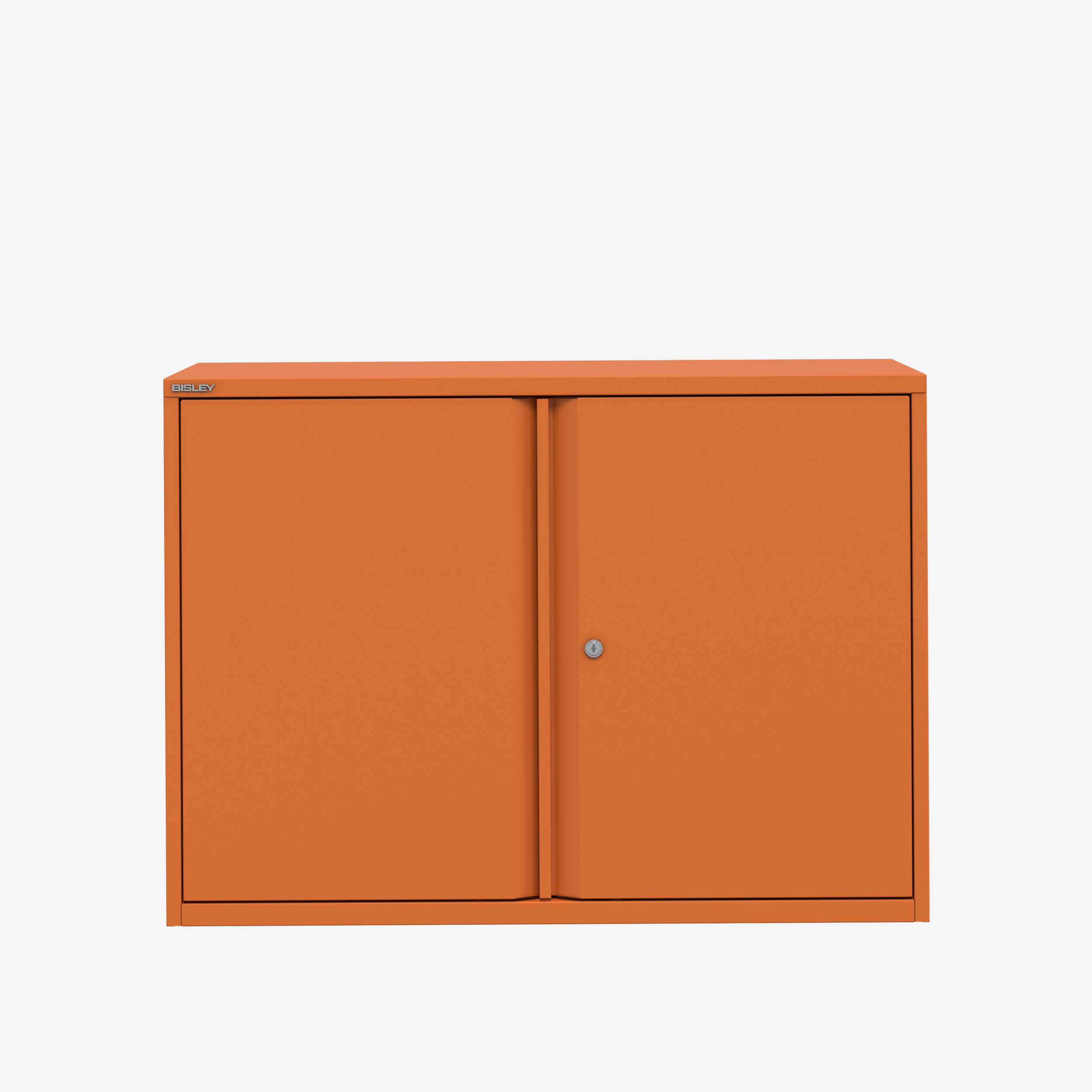 Wholesale Small Lockable Storage Cabinet in Orange | Bisley Direct