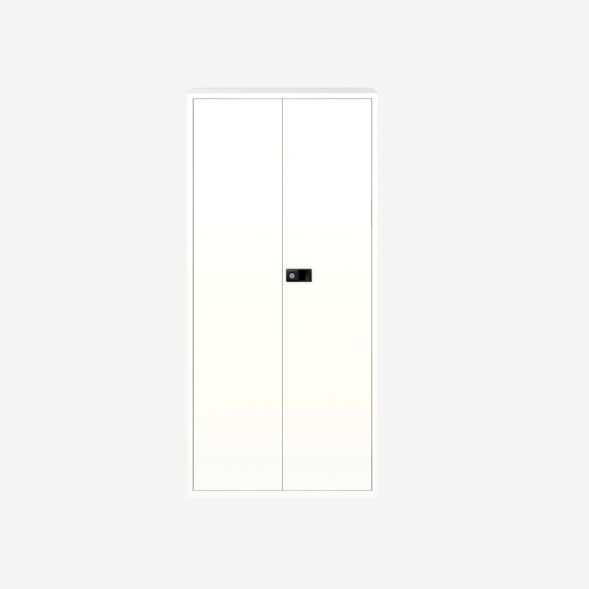 Lockable Stationary Cupboard in Chalk | Bisley Direct