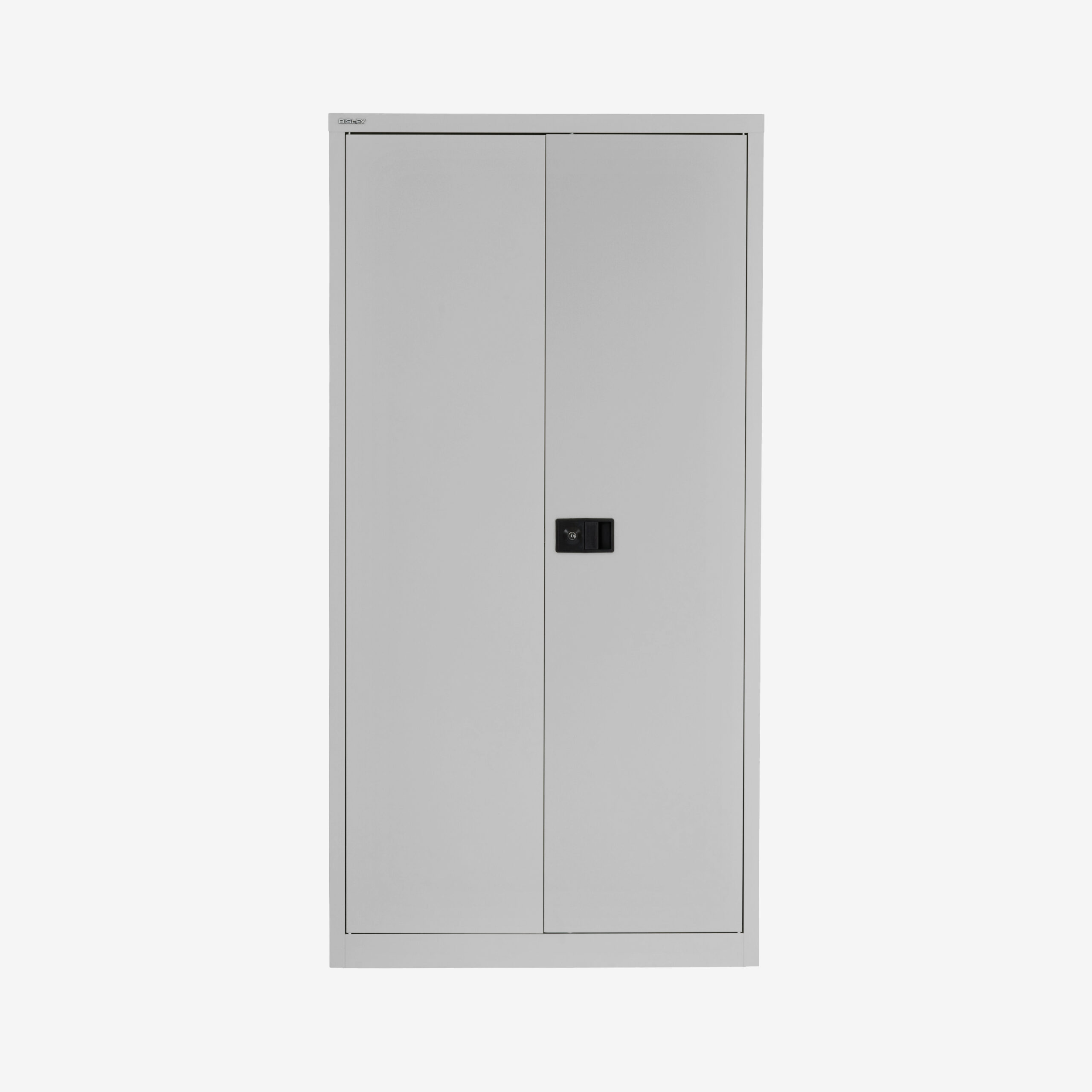Metal Office Stationary Cupboard in Goose Grey | Bisley Direct
