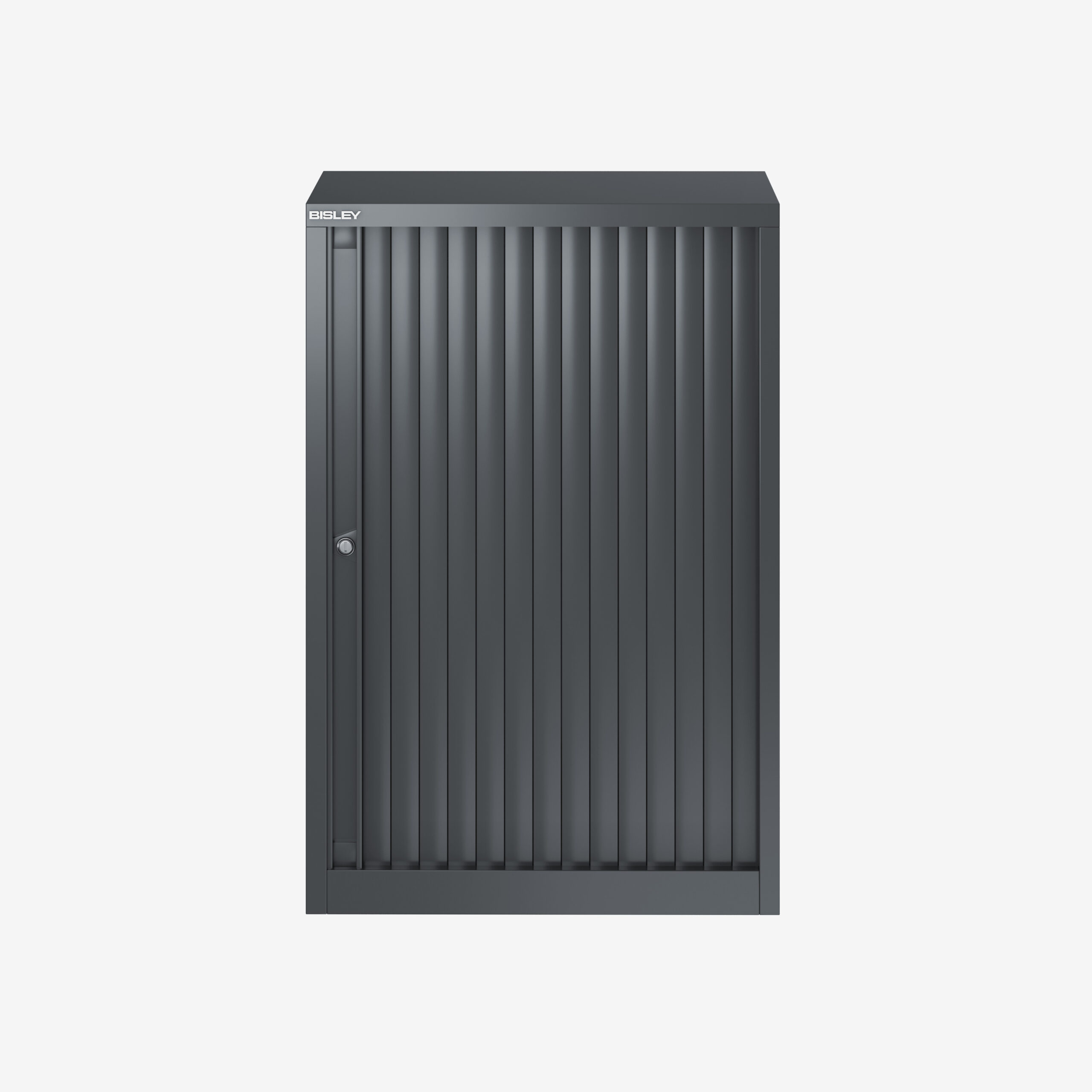 800mm Wide Tambour Storage Unit in Anthracite Grey | Bisley Direct