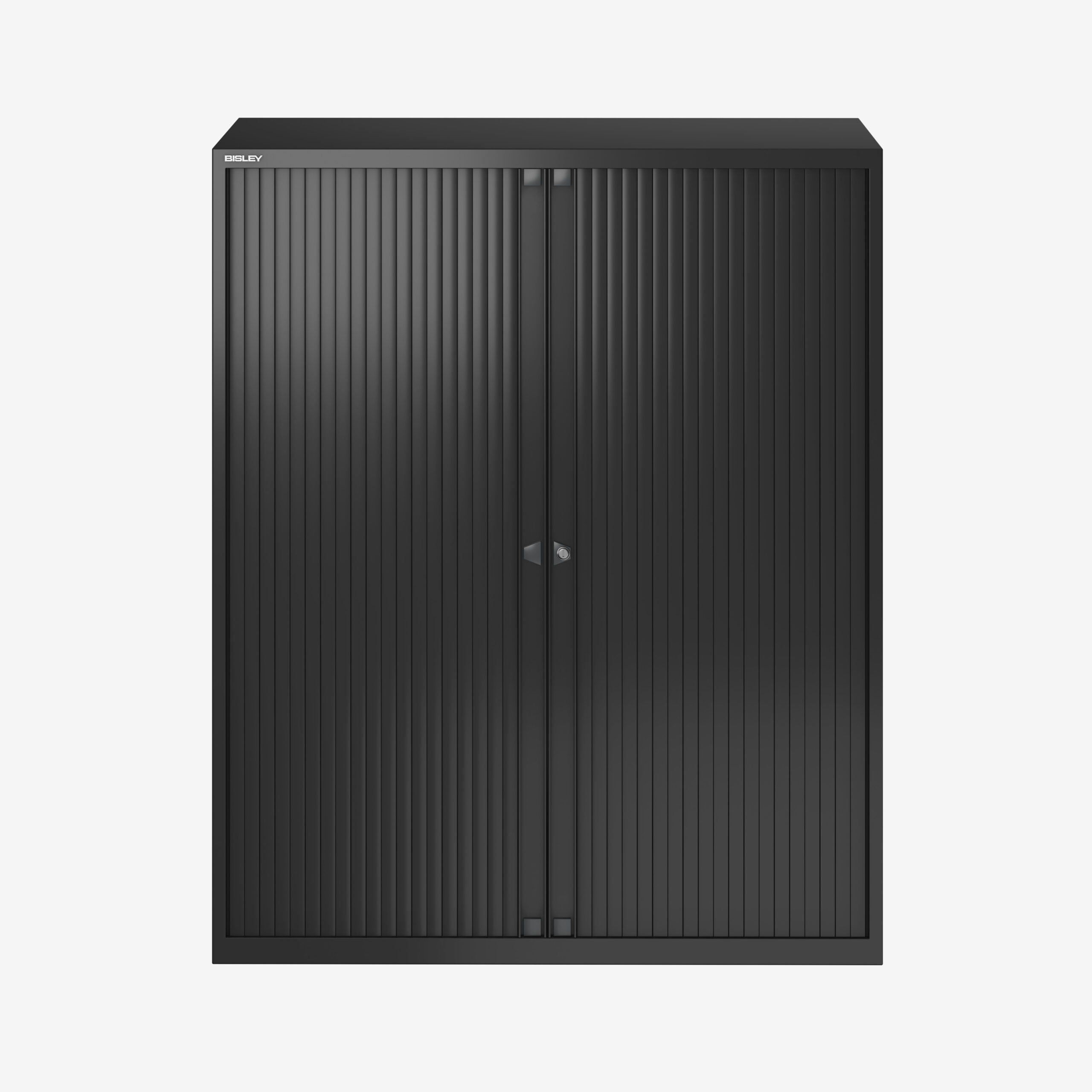 Metal Storage Unit for Offices in Black | Tambour Unit | Bisley Direct