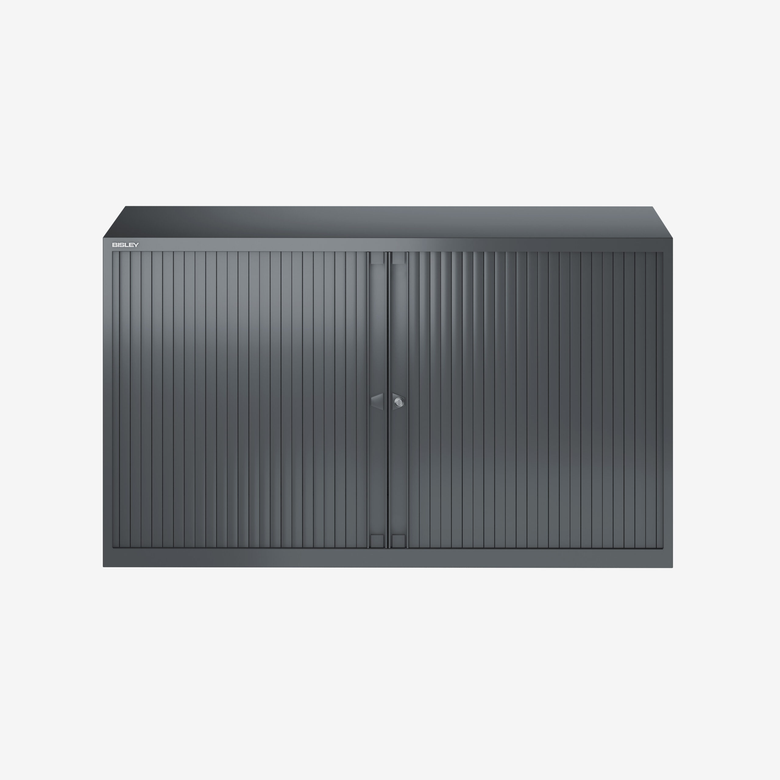 Low Tambour Unit for Offices in Anthracite Grey | Bisley Direct