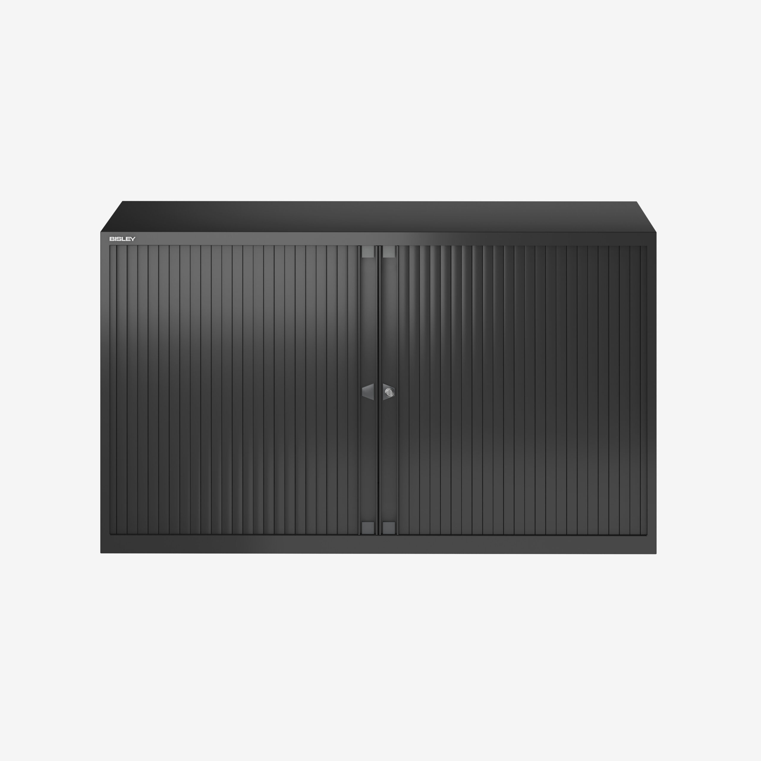 Low Tambour Unit for Offices in Black | Bisley Direct