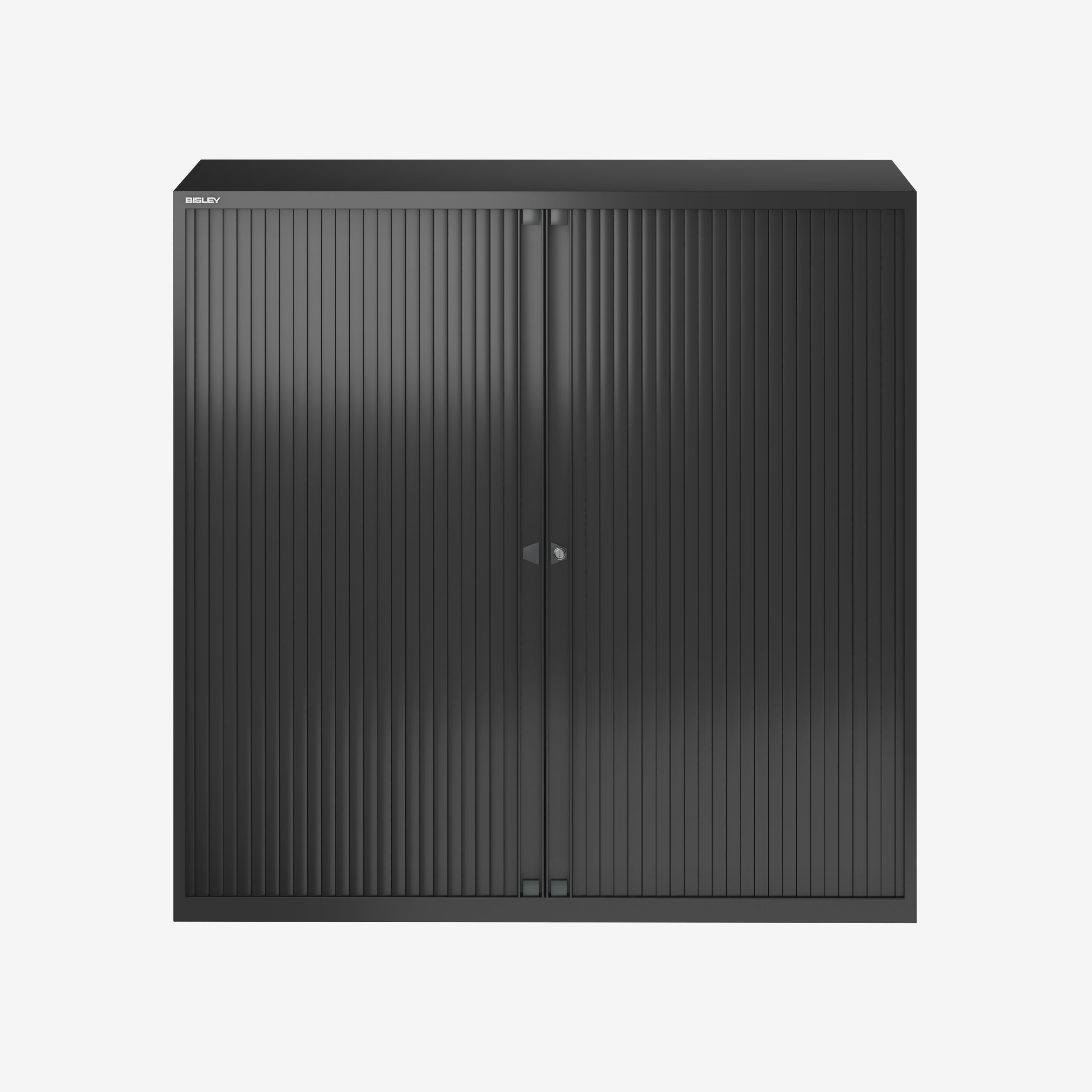 1200mm Wide A4 Euro Tambour Unit in Black | Bisley Direct