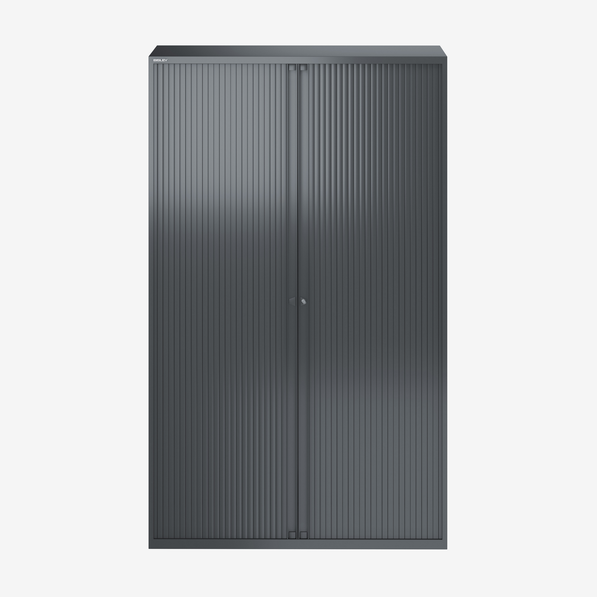 Tall Euro Tambour Unit for Offices in Anthracite Grey | Bisley Direct