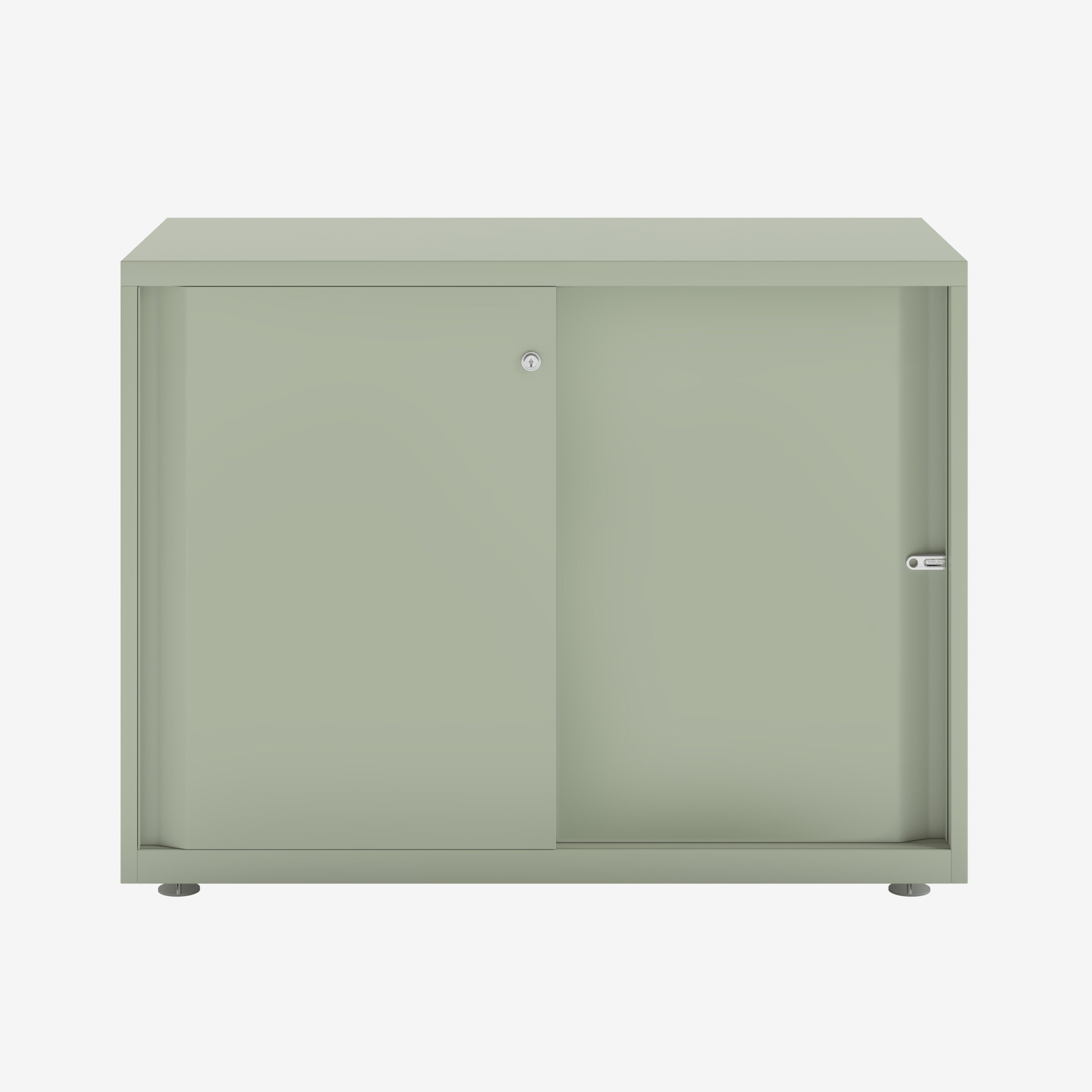 Glide Metal Cabinet with Sliding Doors in Regent | Bisley Direct