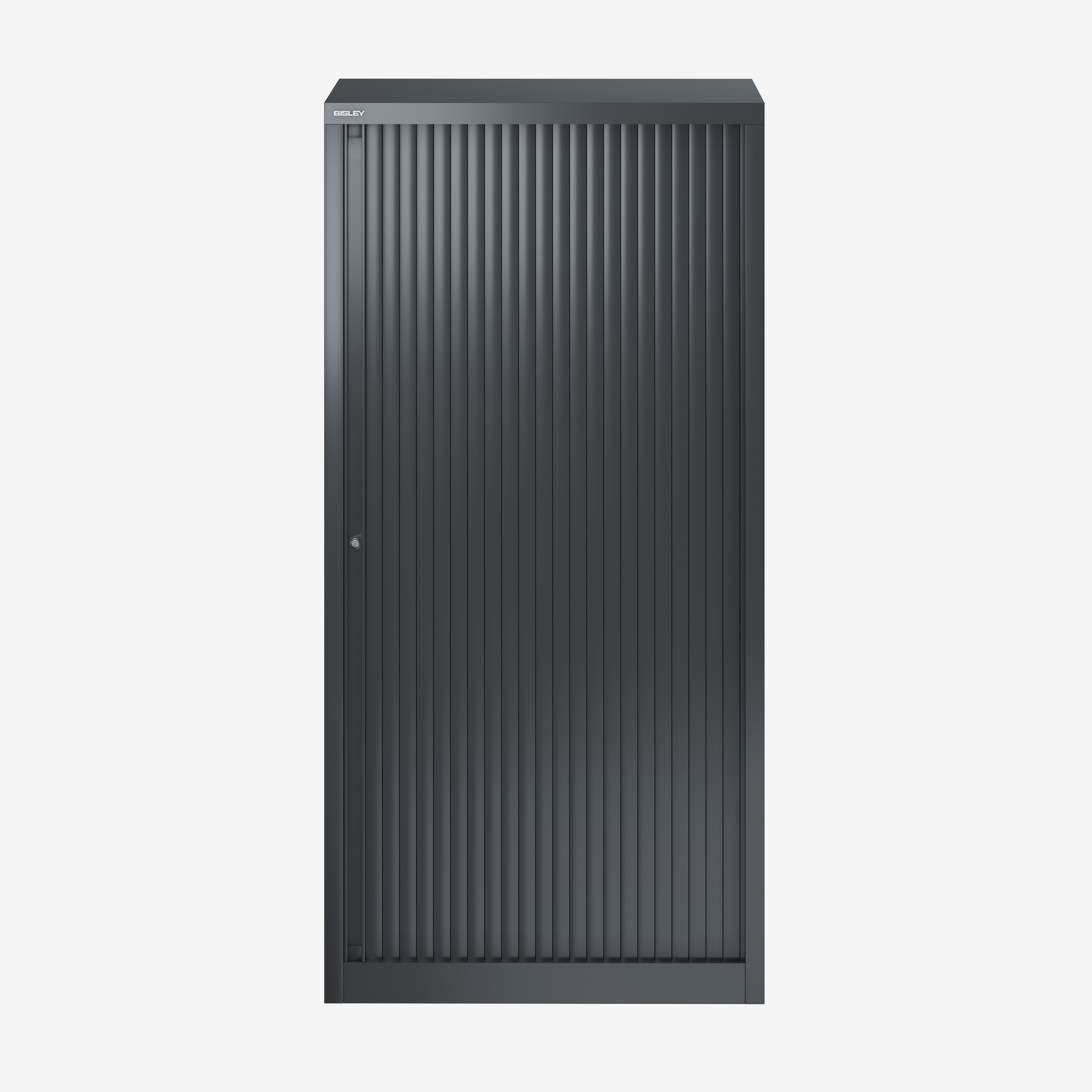 800mm Wide Euro Tambour Unit Office Storage in Anthracite Grey | Bisley Direct