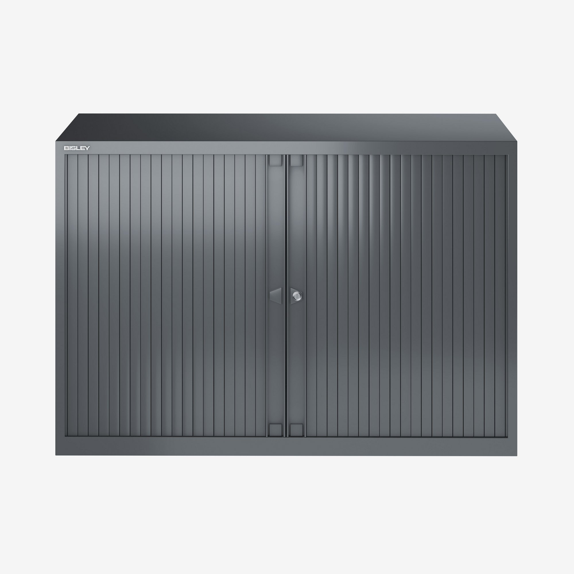 Eurotambour 1000mm steel tambour cupboards in Anthracite Grey | Bisley Direct