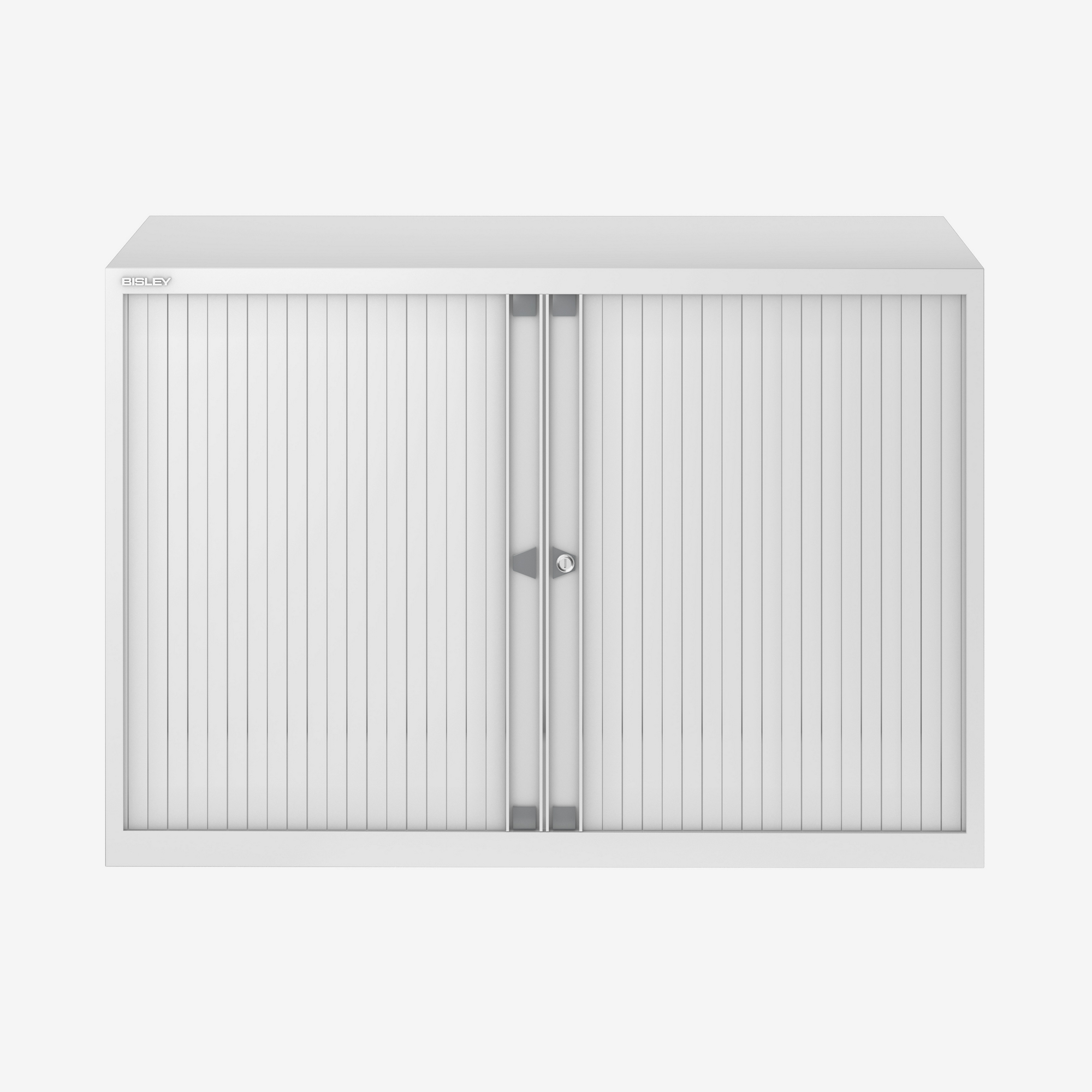 Eurotambour 1000mm steel tambour cupboards in Traffic White | Bisley Direct