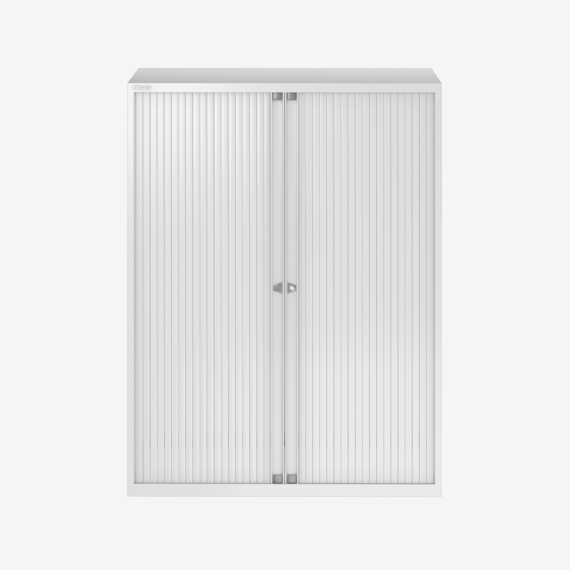 Tall Metal Storage Unit for Offices in Traffic White | Bisley Direct
