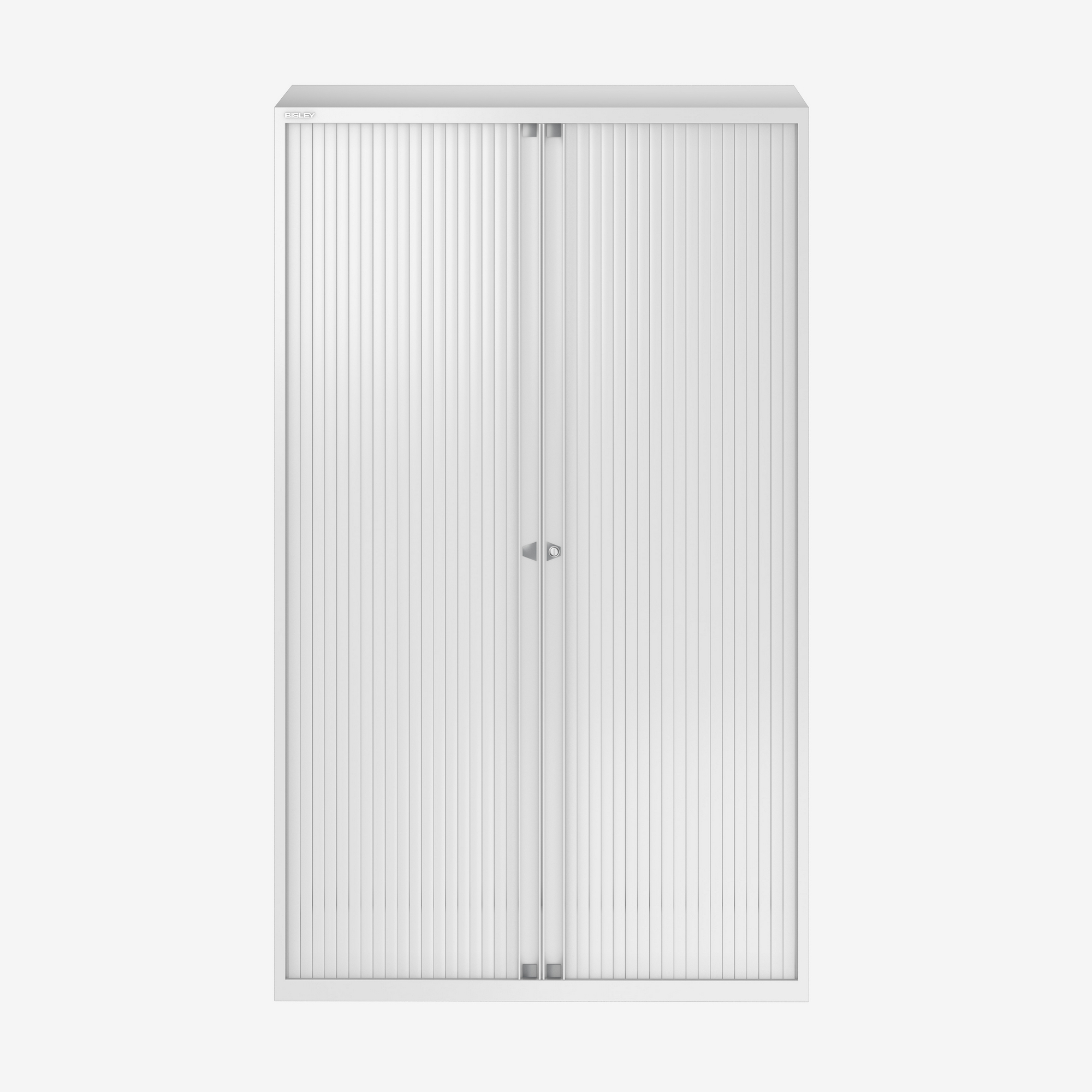 1000mm Wide A4 Euro Tambour Unit in Traffic White | Bisley Direct
