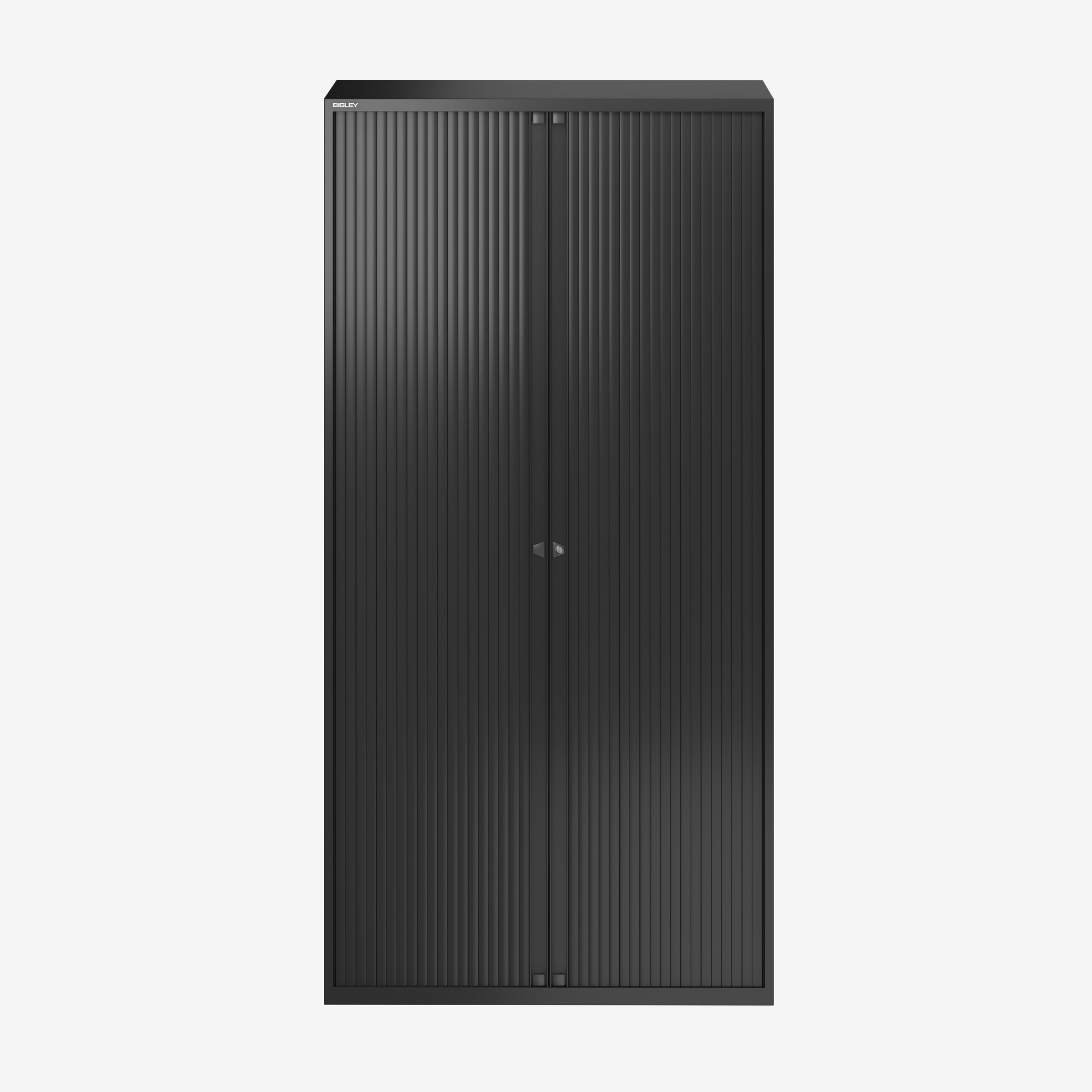 Tall Euro Tambour Unit for Storage in Black | Bisley Direct