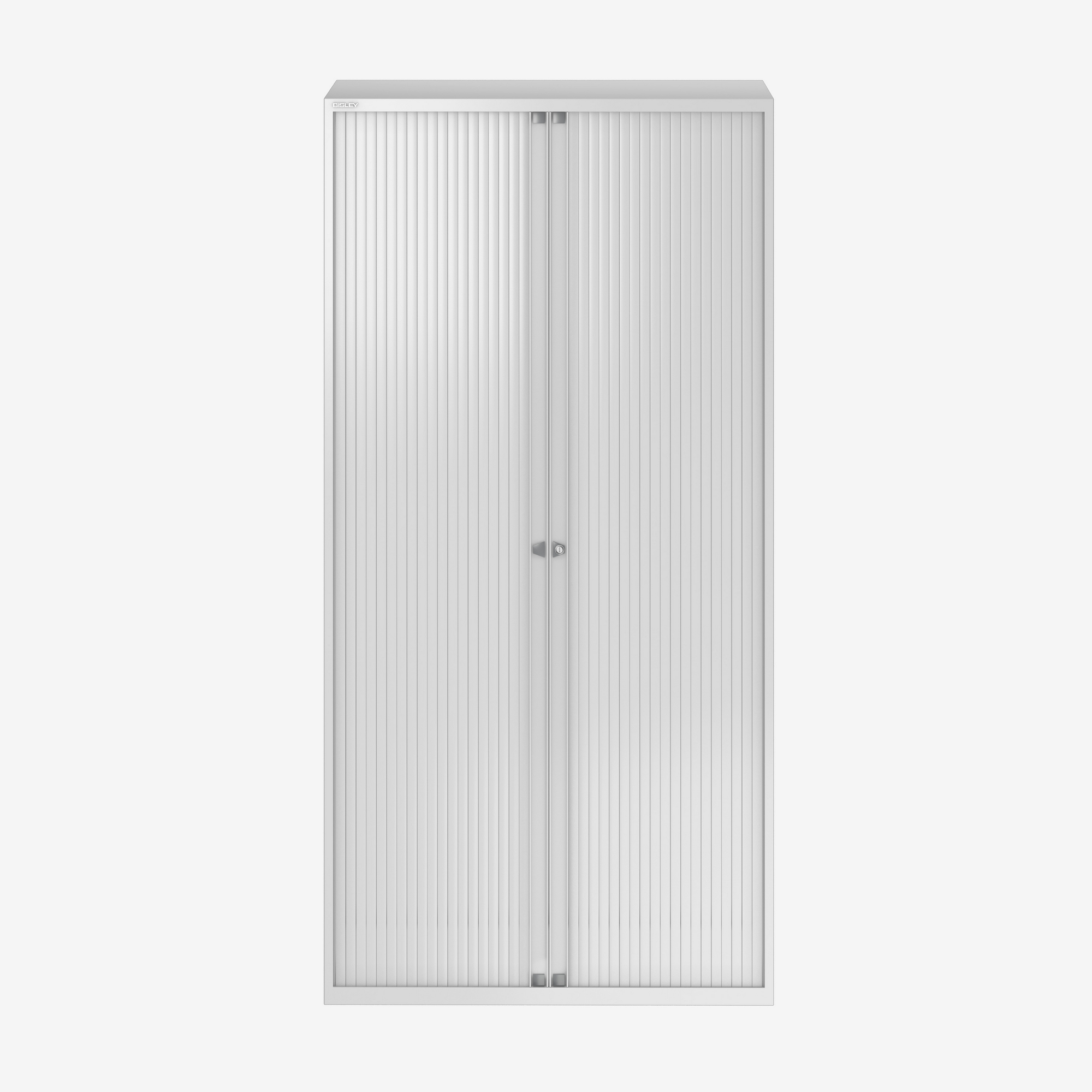 Tall Euro Tambour Unit for Storage in Traffic White | Bisley Direct