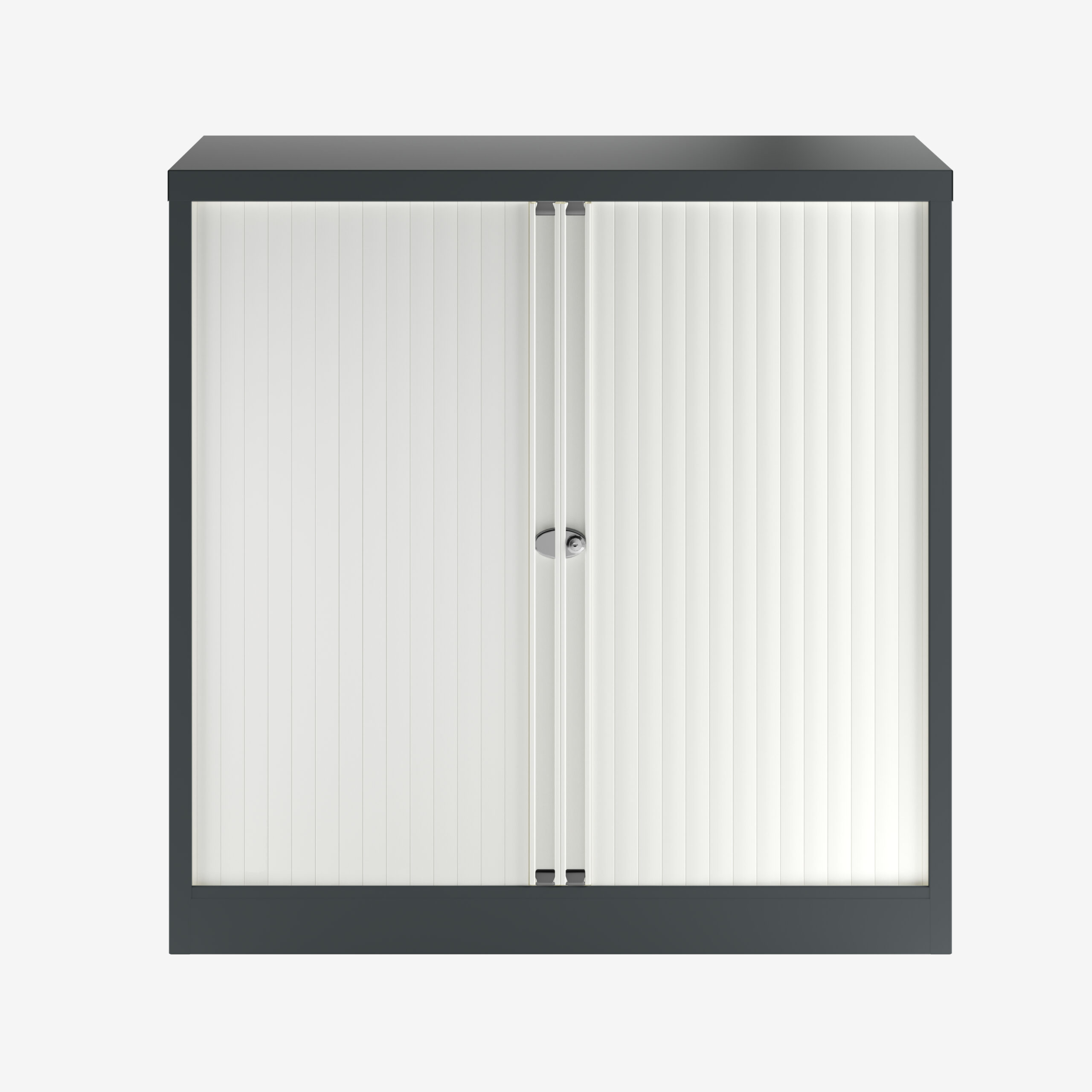 Wholesale 1000mm Wide Tambour Unit in Anthracite Grey | Bisley Direct