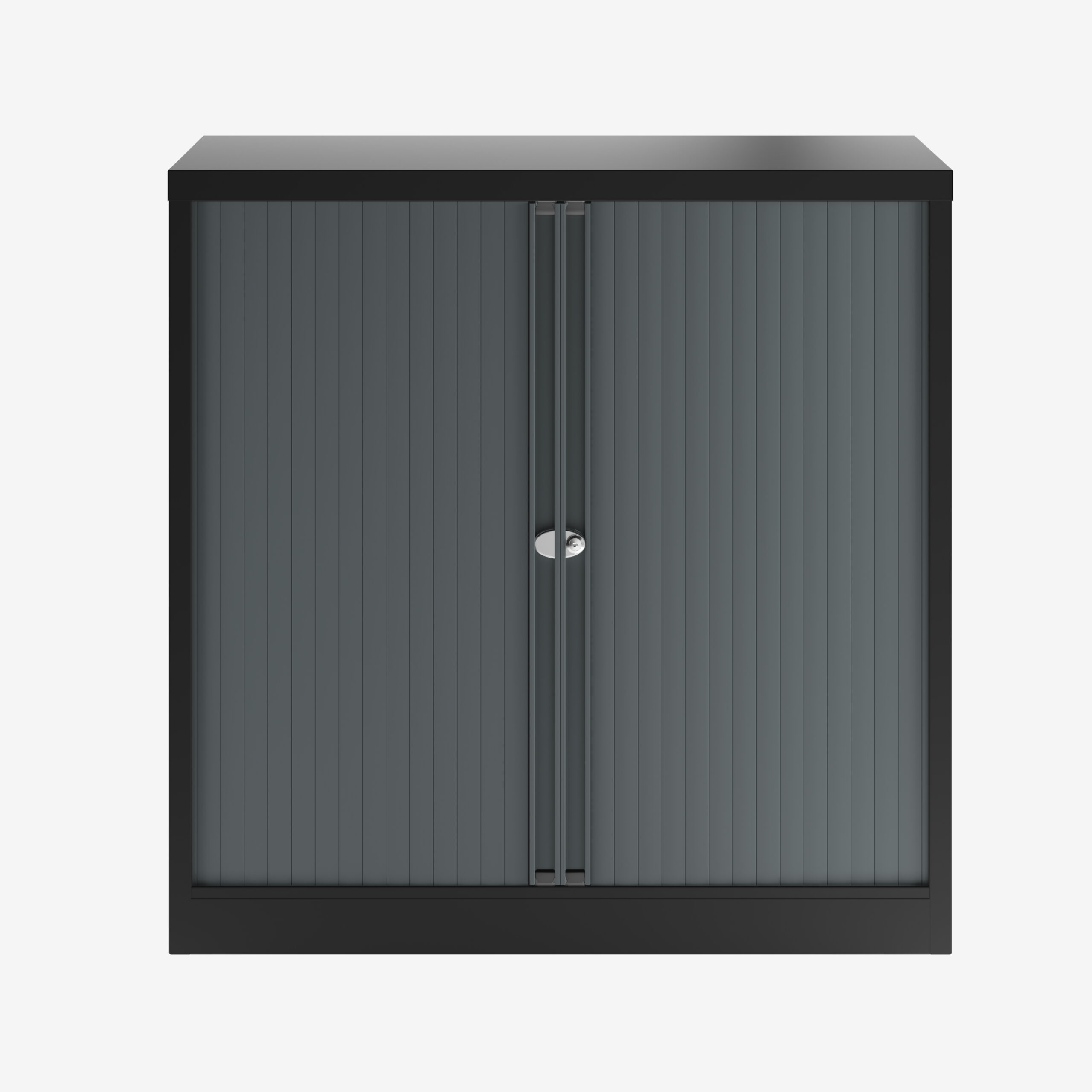 Wholesale 1000mm Wide Tambour Unit in Black | Bisley Direct