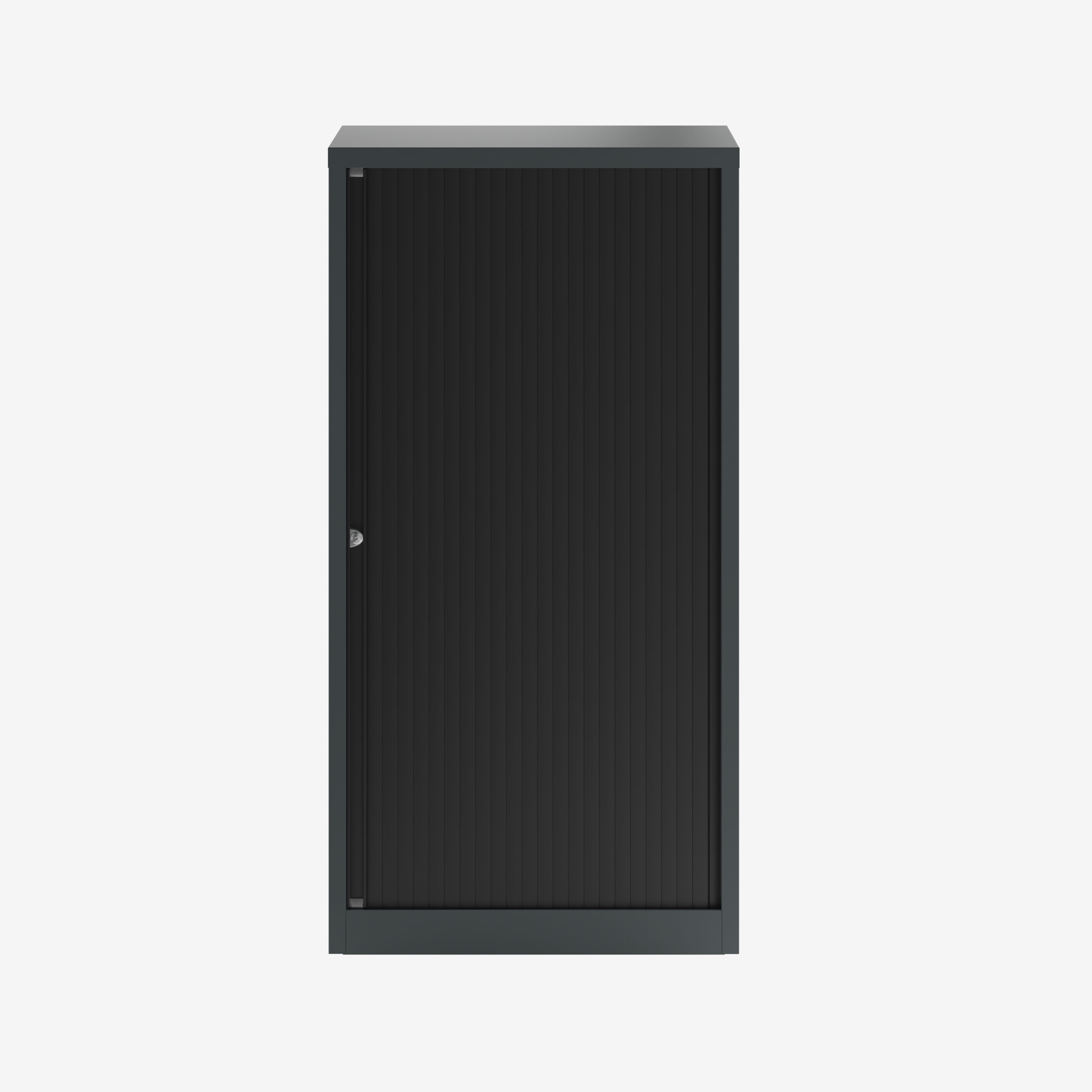 800mm Wide Steel Tambour Unit in Anthracite Grey | Bisley Direct