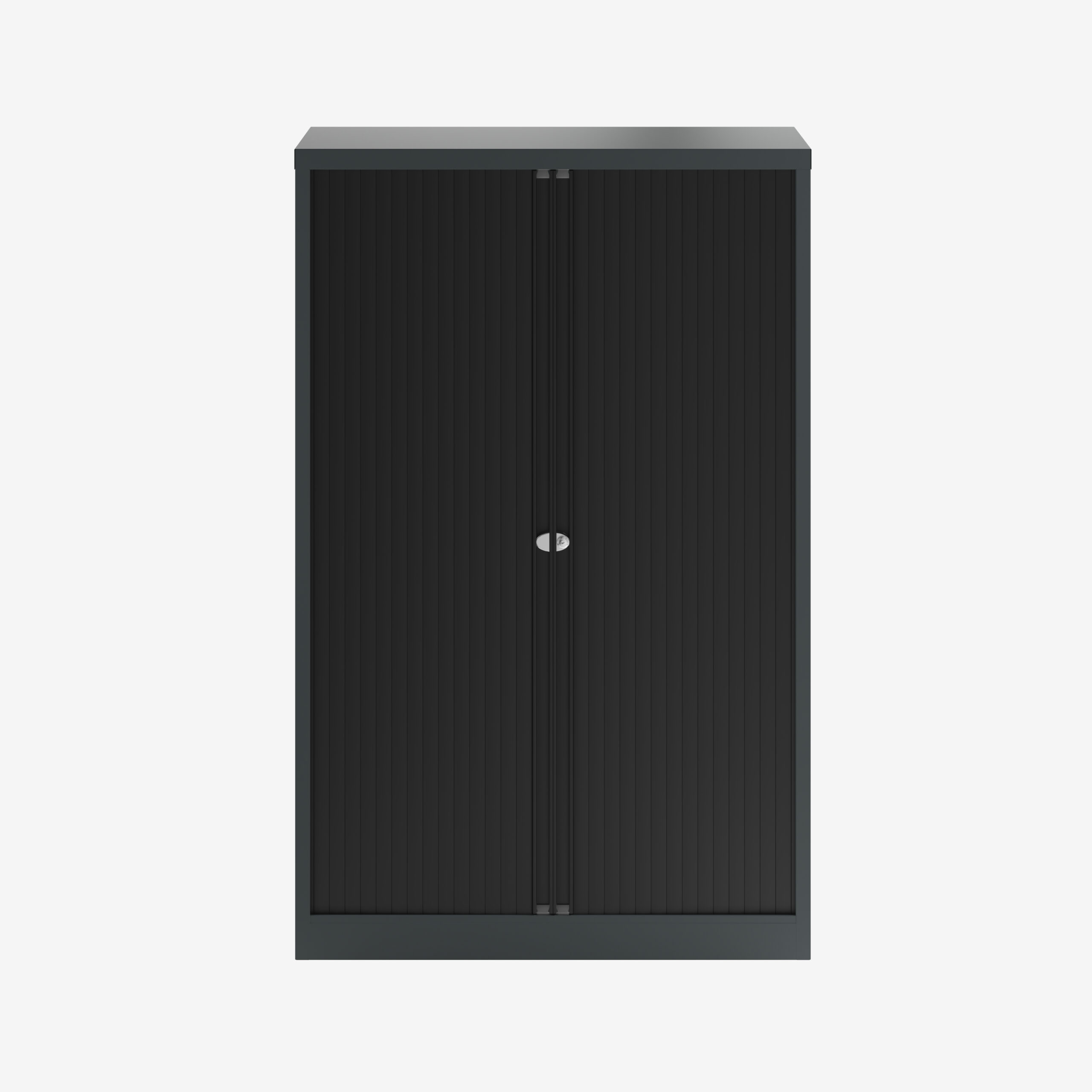 Wholesale Steel Tambour Unit For Offices in Anthracite Grey | Buy Bulk at Bisley Direct