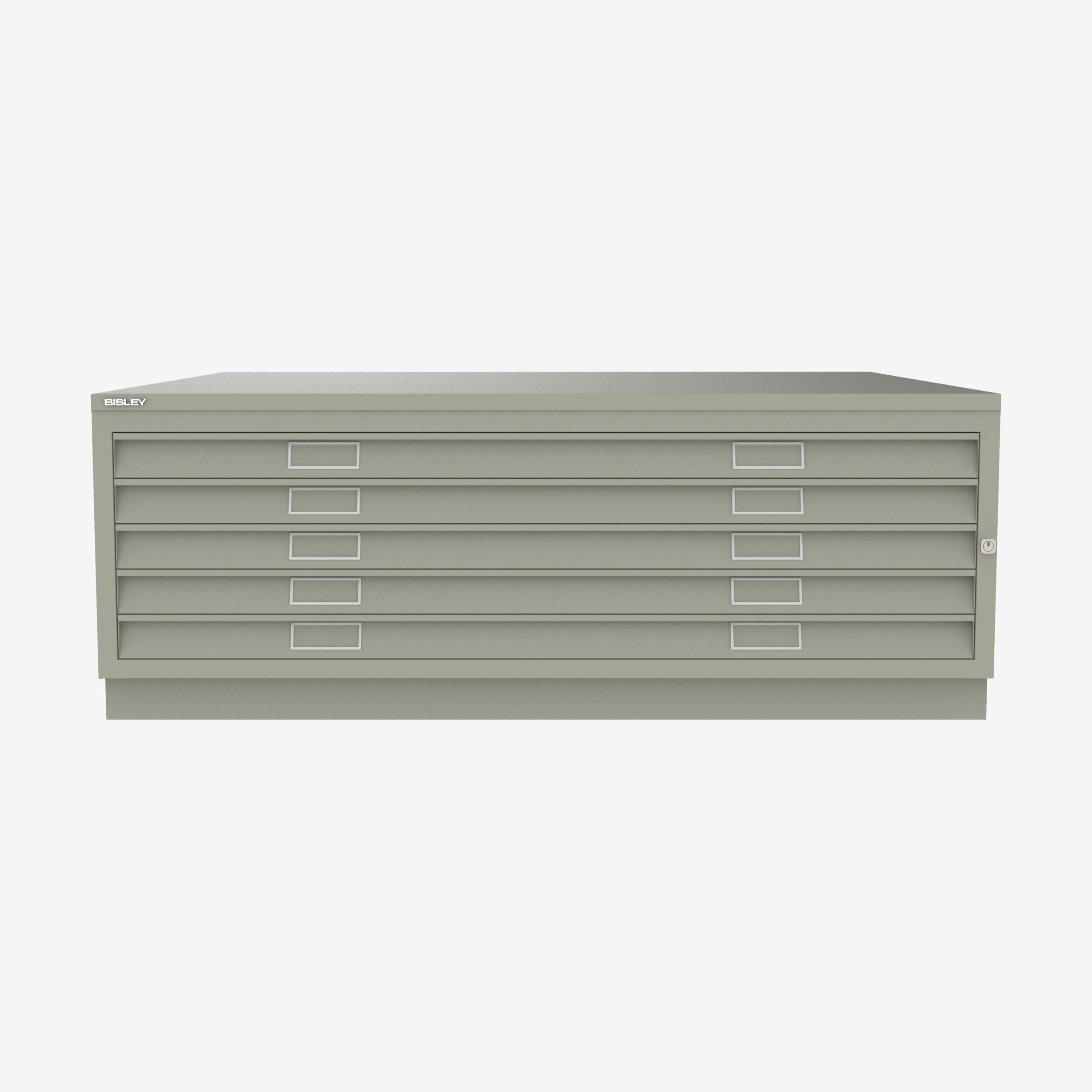 A0 Bisley Plan Filing Cabinet Wholesale in Goose Grey | Bisley Direct